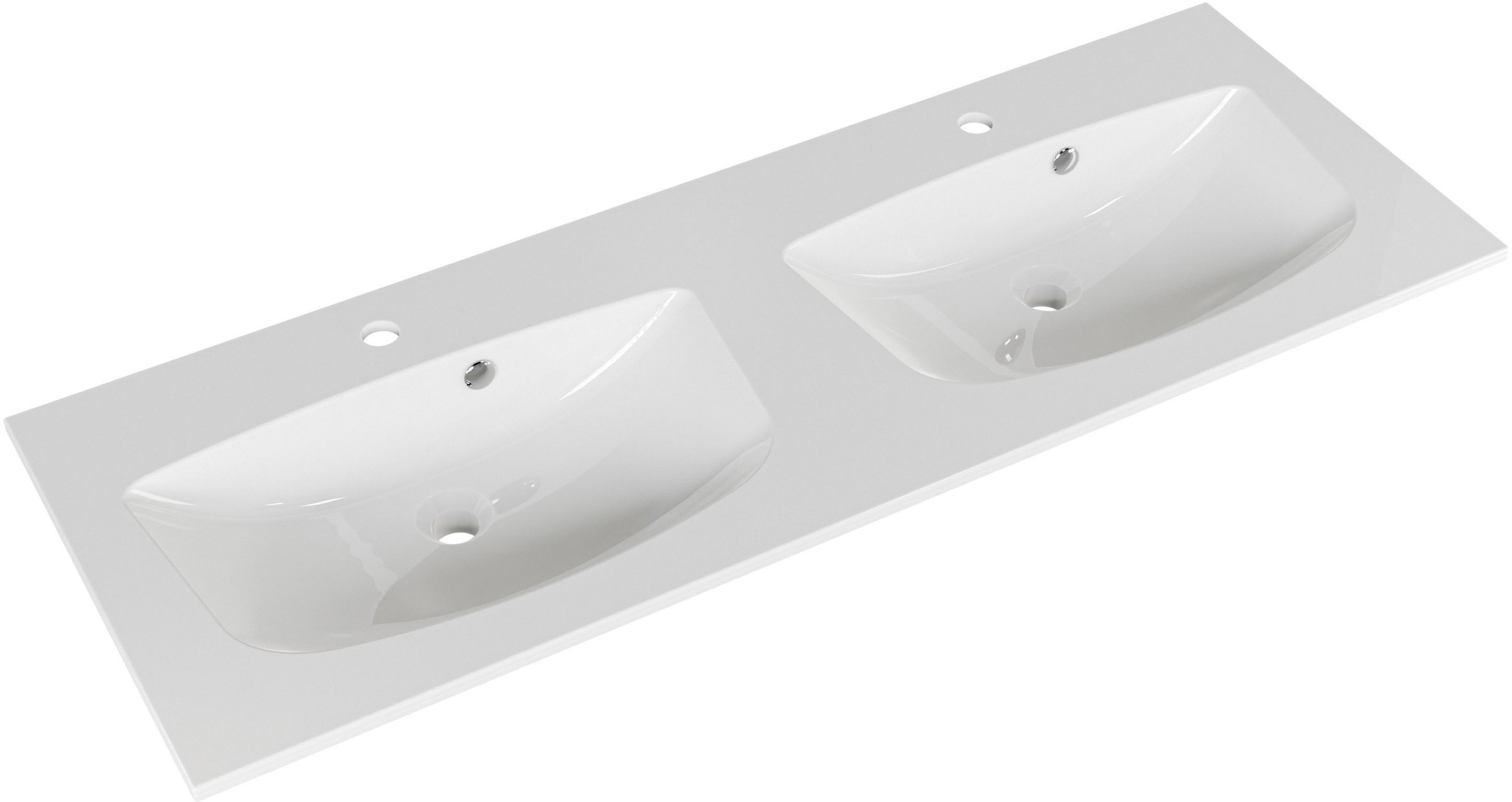 Saphir Badmöbel-Set »Serie 6025 2-teilig Mineralmarmor-Waschtisch mit LED-Spiegelschrank« 2 Stk. tlg.