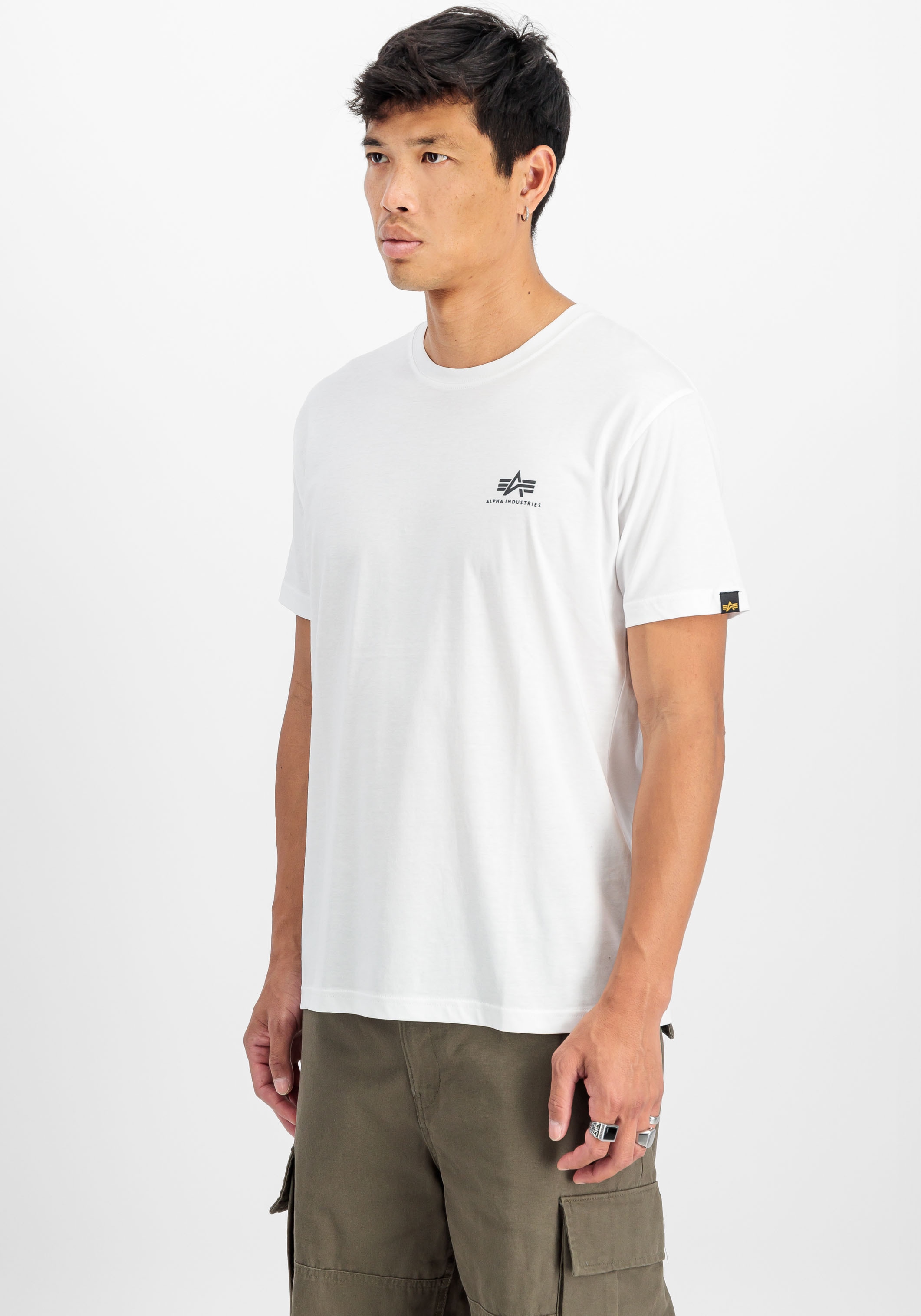Alpha Industries Rundhalsshirt »Basic T Small Logo 2 Pack« Set, 2 Stk.