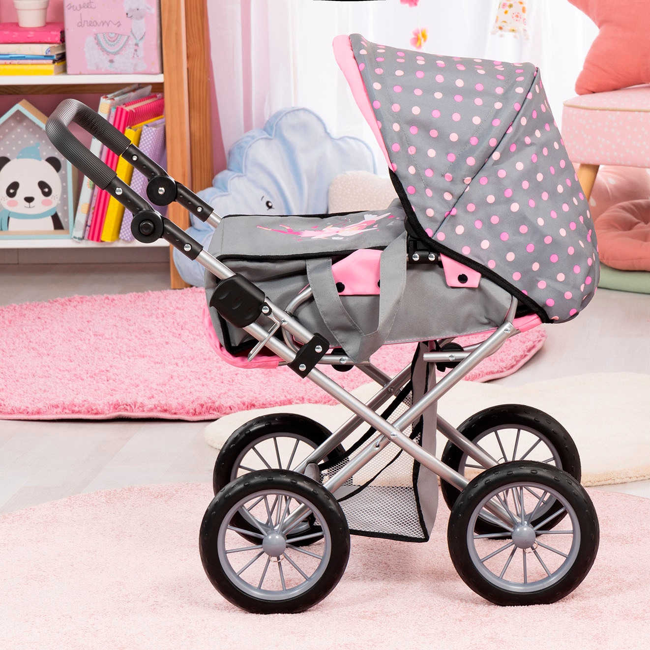 Bayer Kombi-Puppenwagen »City Star, Fee«, mit Wickeltasche