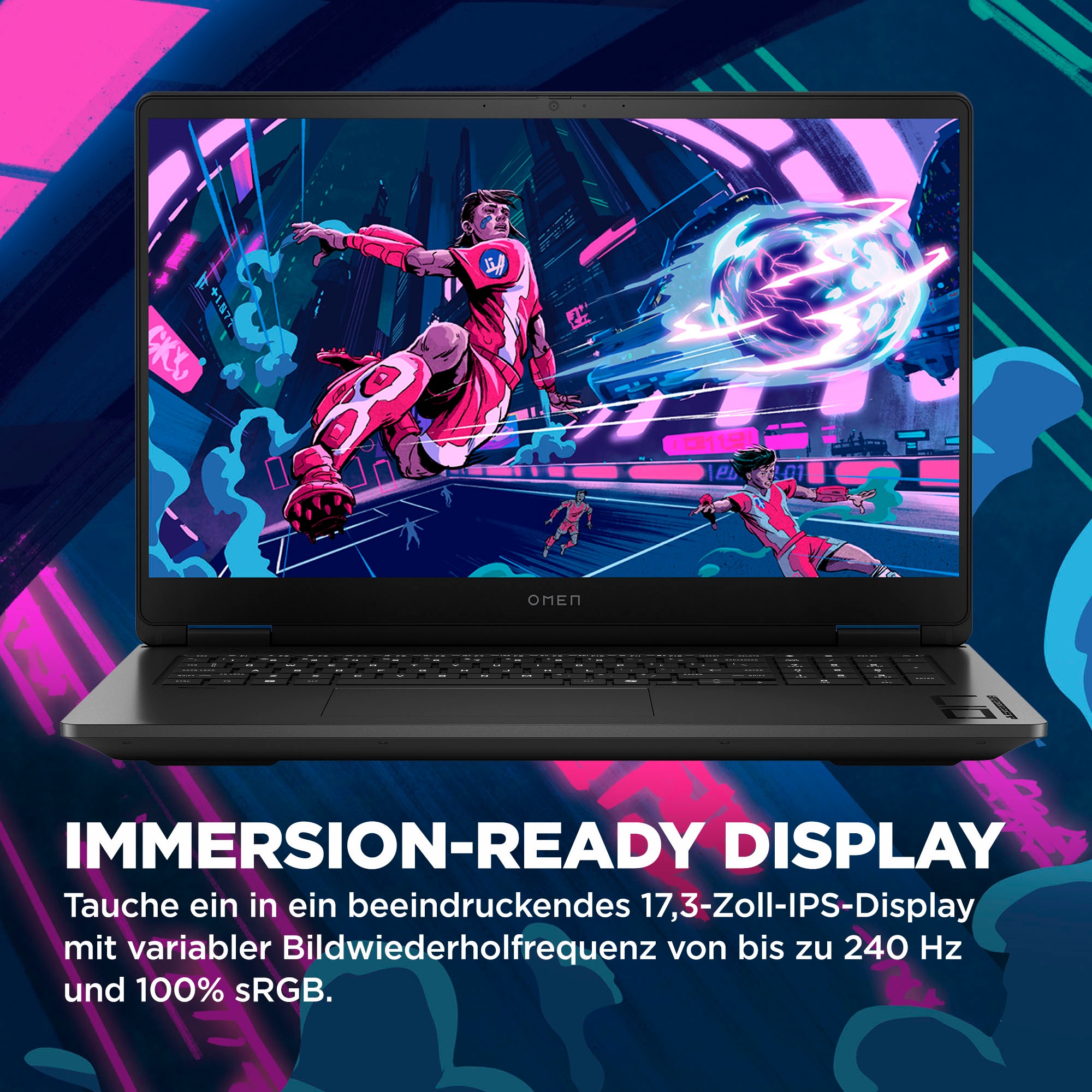 HP Gaming-Notebook »Omen 17-db0079ng«, 43,9 cm, / 17,3 Zoll, AMD, Ryzen 7, GeForce RTX 4070, 1000 GB SSD