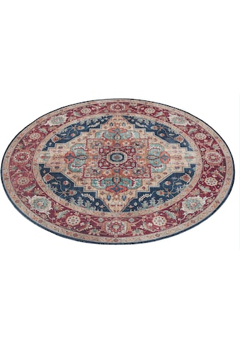 NOURISTAN Teppich »Sylla«, rund, 5 mm Höhe, Klassischer Teppich, Orient Optik, Vintage... kaufen