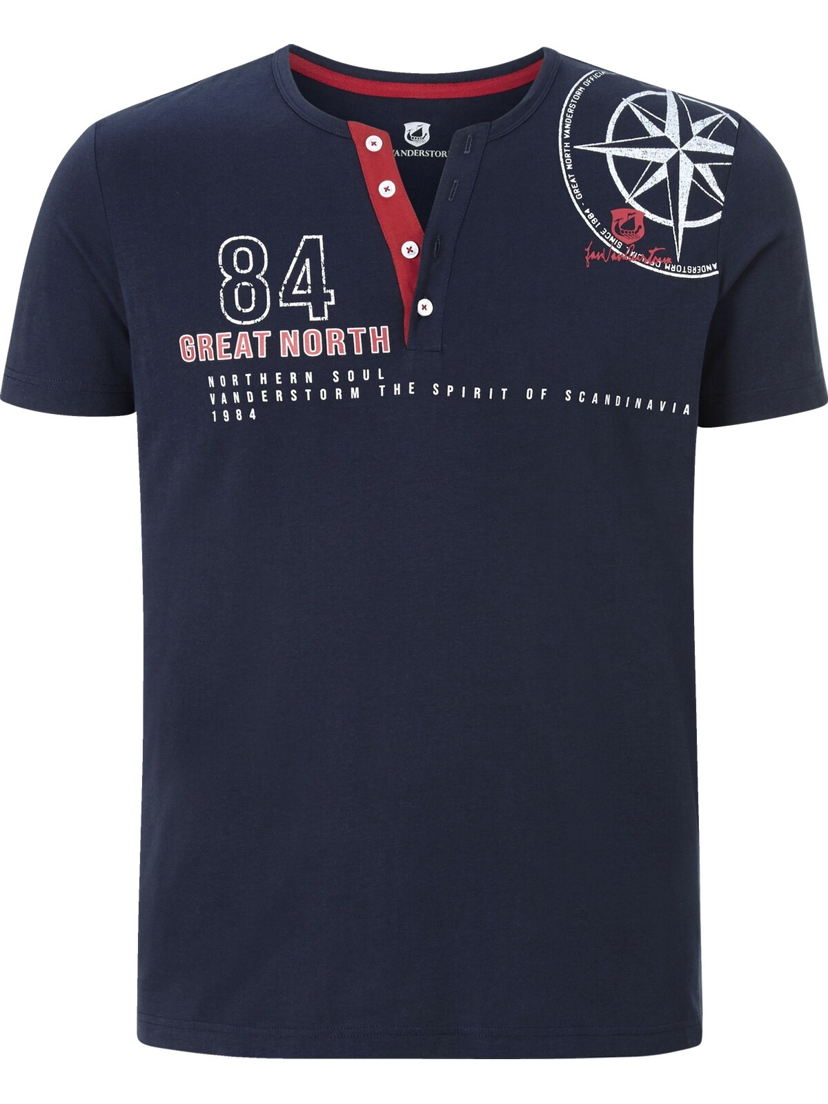 Jan Vanderstorm T-Shirt »T-Shirt LINDRAD«