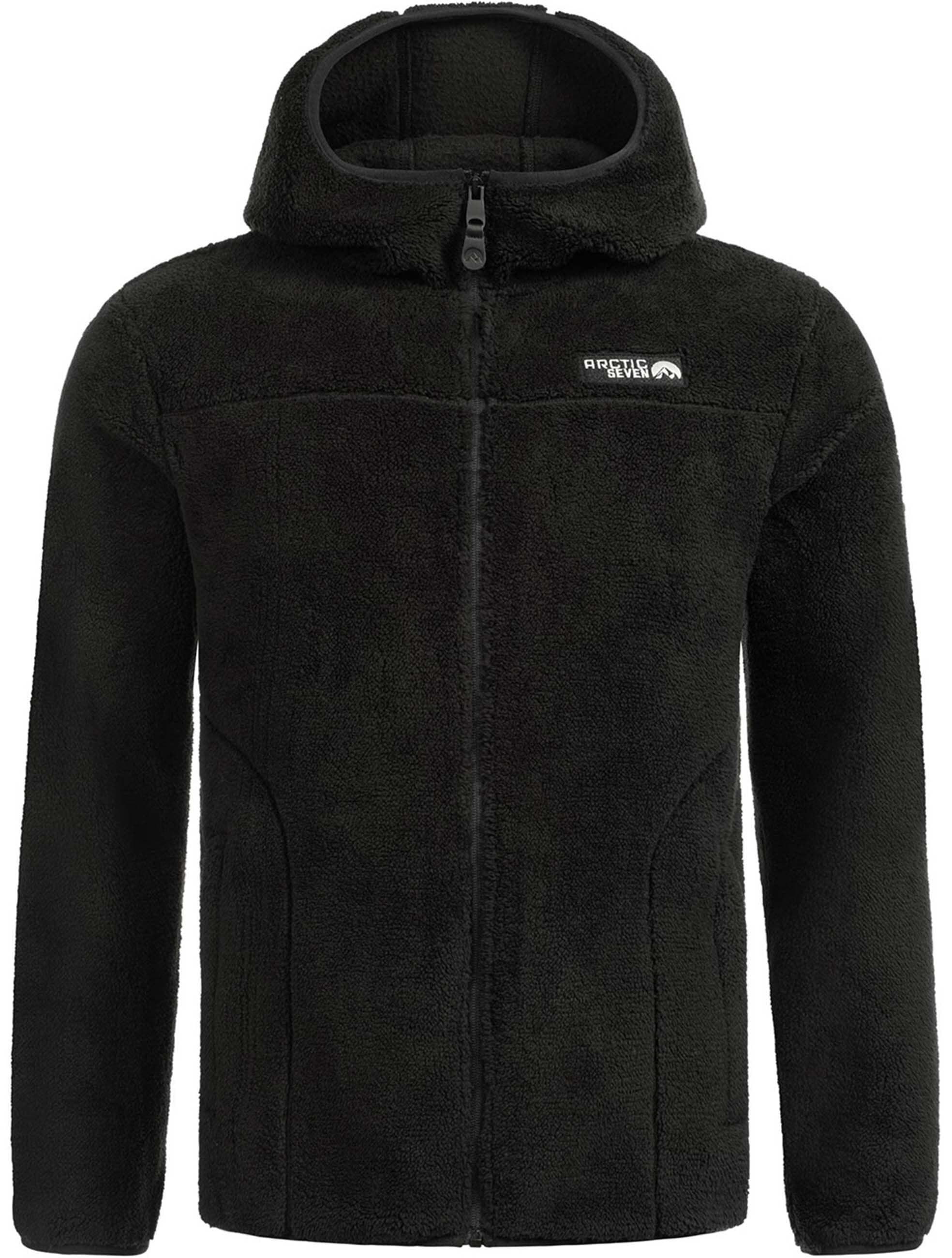 Arctic Seven Fleecejacke »Arctic Seven Herren Sherpa Fleecejacke mit Kapuze AS413«