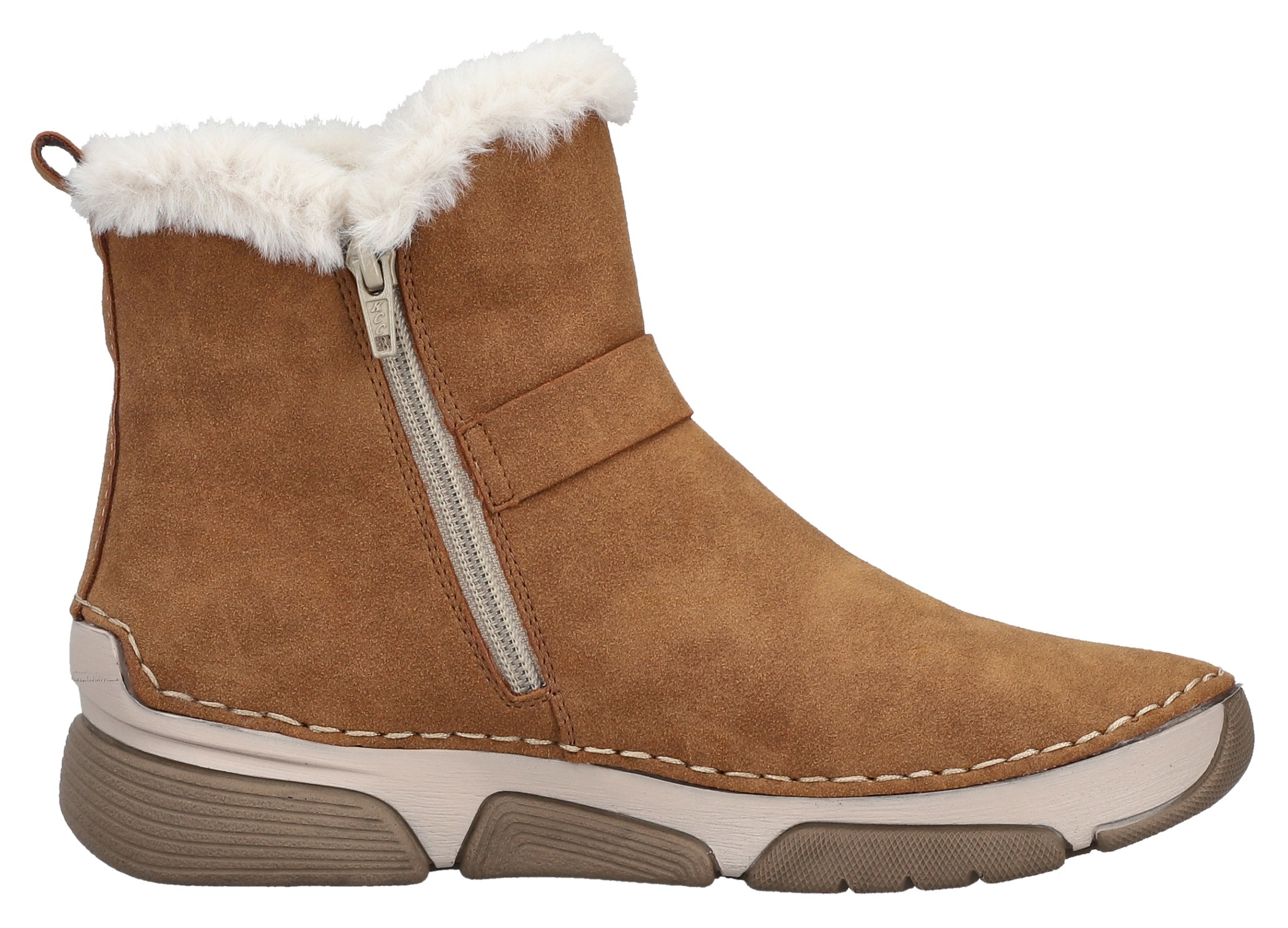 Rieker Winterboots  Winterstiefelette, Reißverschluss-Boots mit Zierschnalle