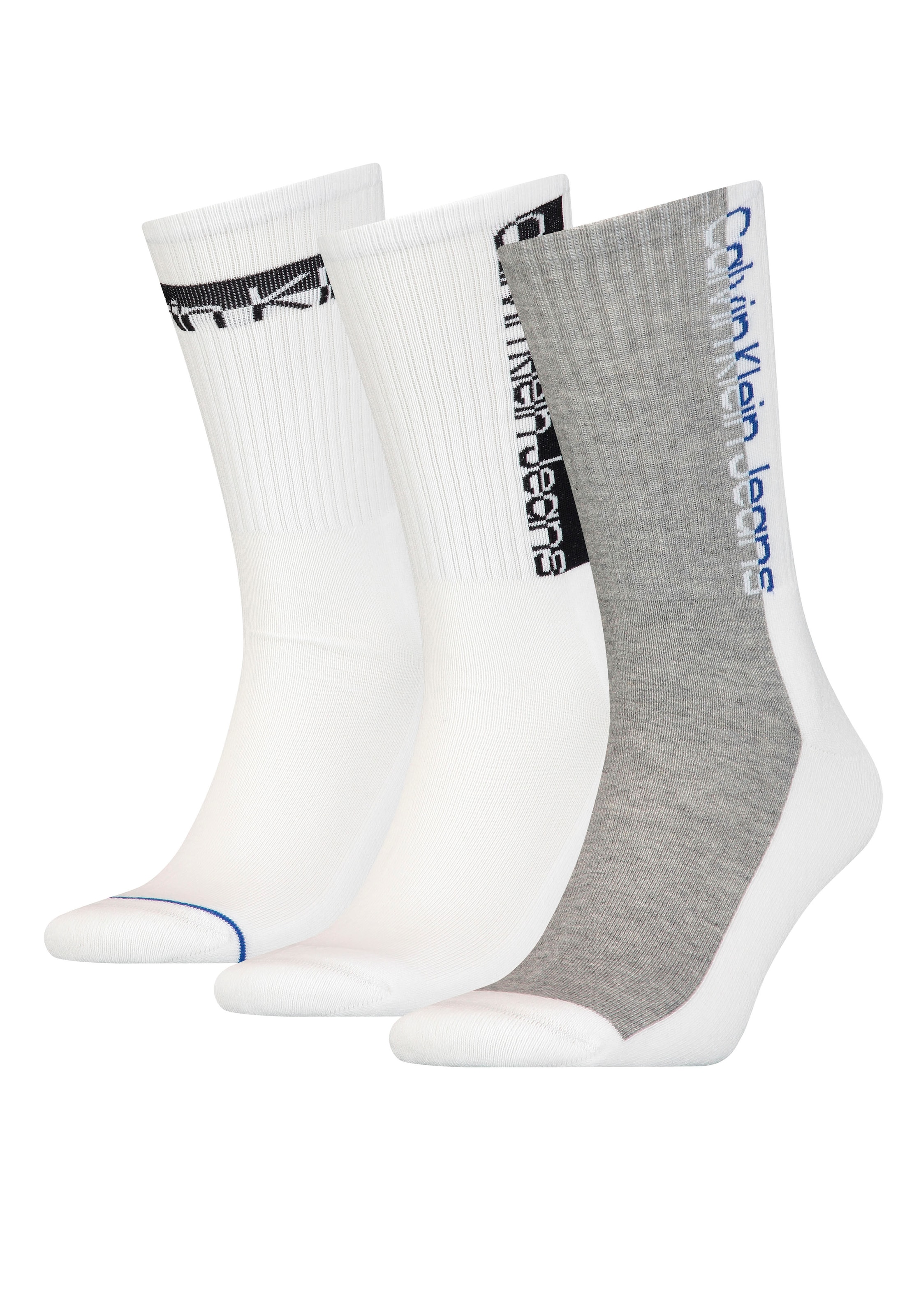 Calvin Klein Socken, (3 Paar), mit eingestricktem Logo