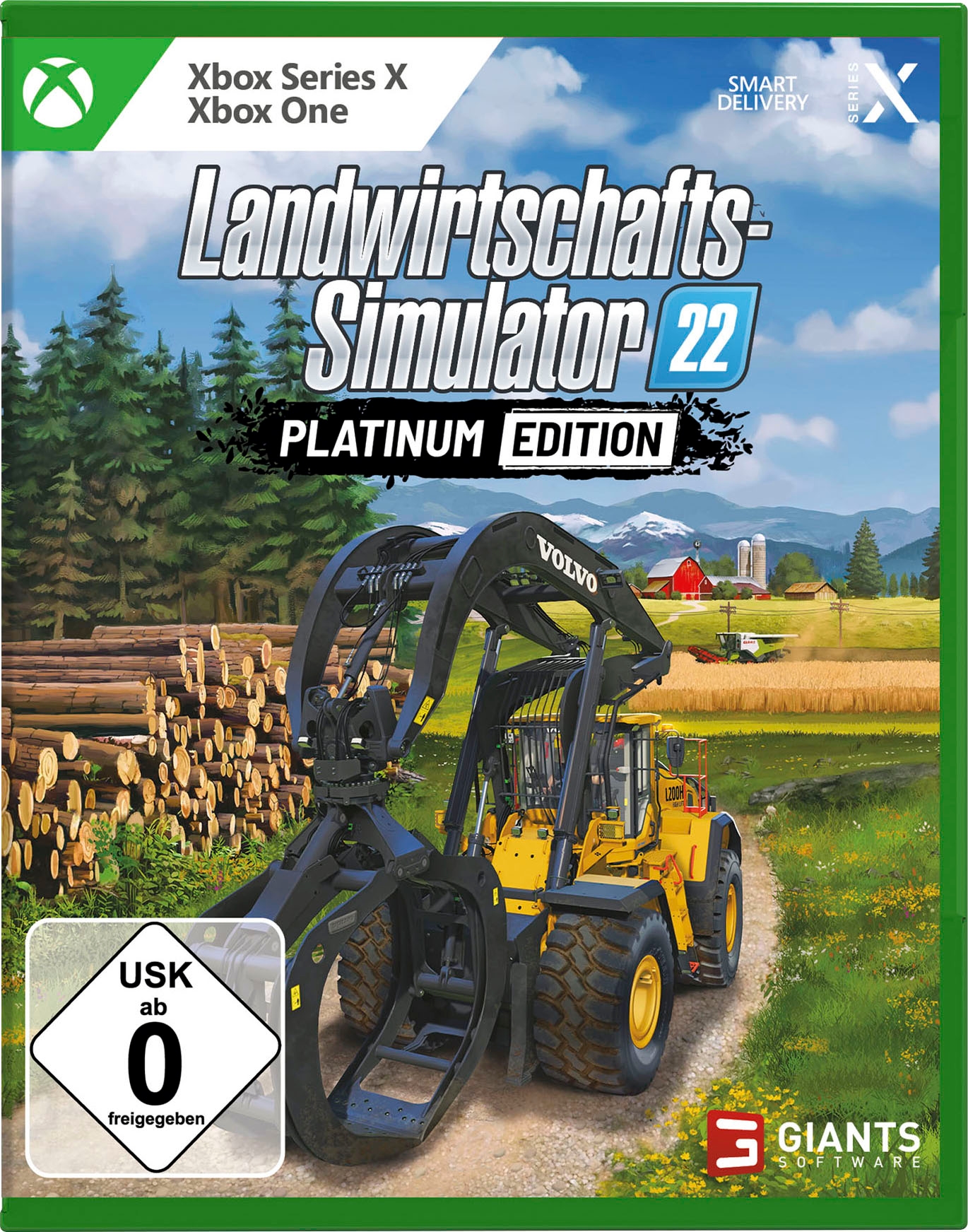 Astragon Spielesoftware »Landwirtschafts-Simulator 22: Platinum-Edition«,  Xbox One-Xbox Series X ➥ 3 Jahre XXL Garantie