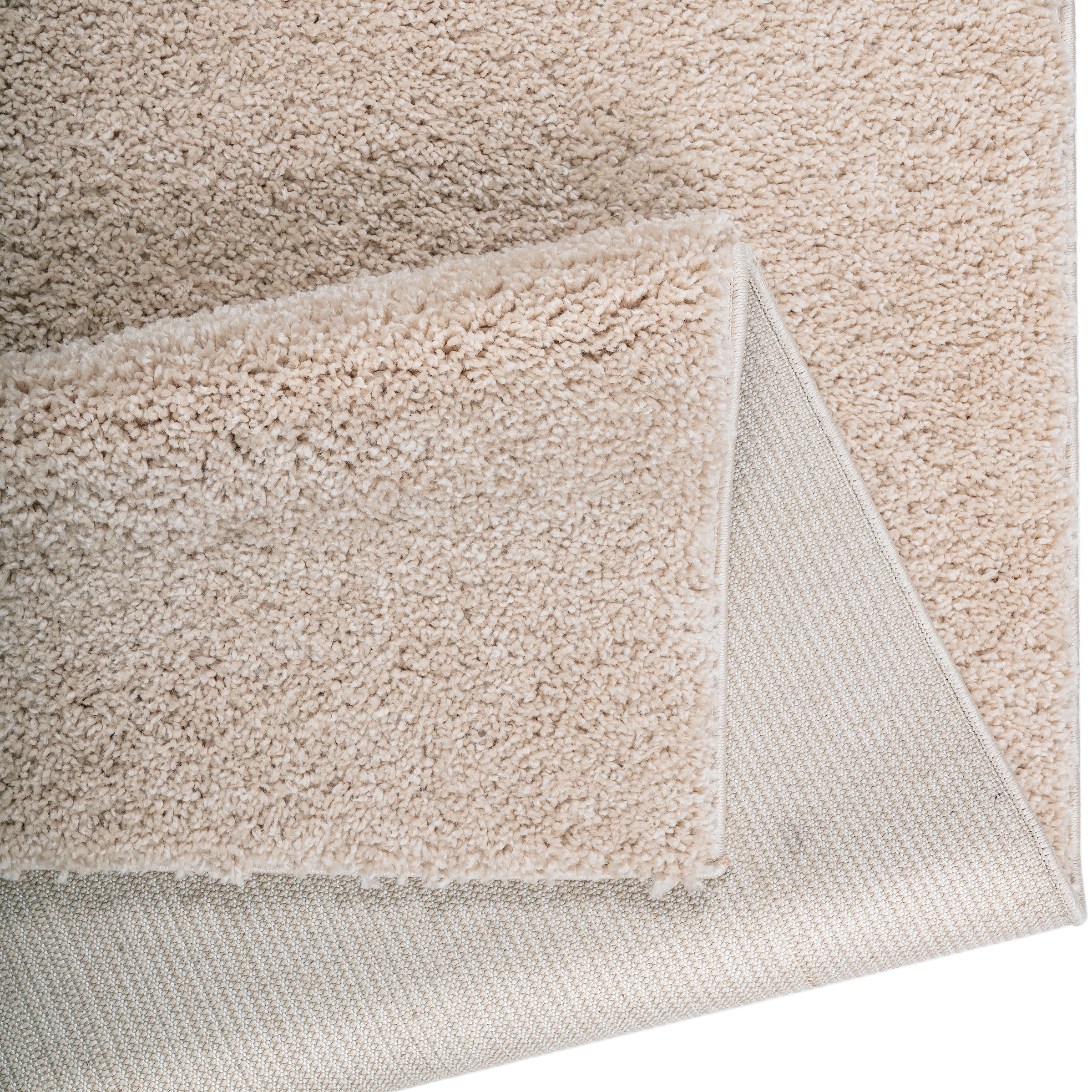 my home Hochflor-Teppich »Shaggy 30« rechteckig 30 mm Höhe Teppich, Uni Farben, besonders weich und kuschelig, Kundenliebling