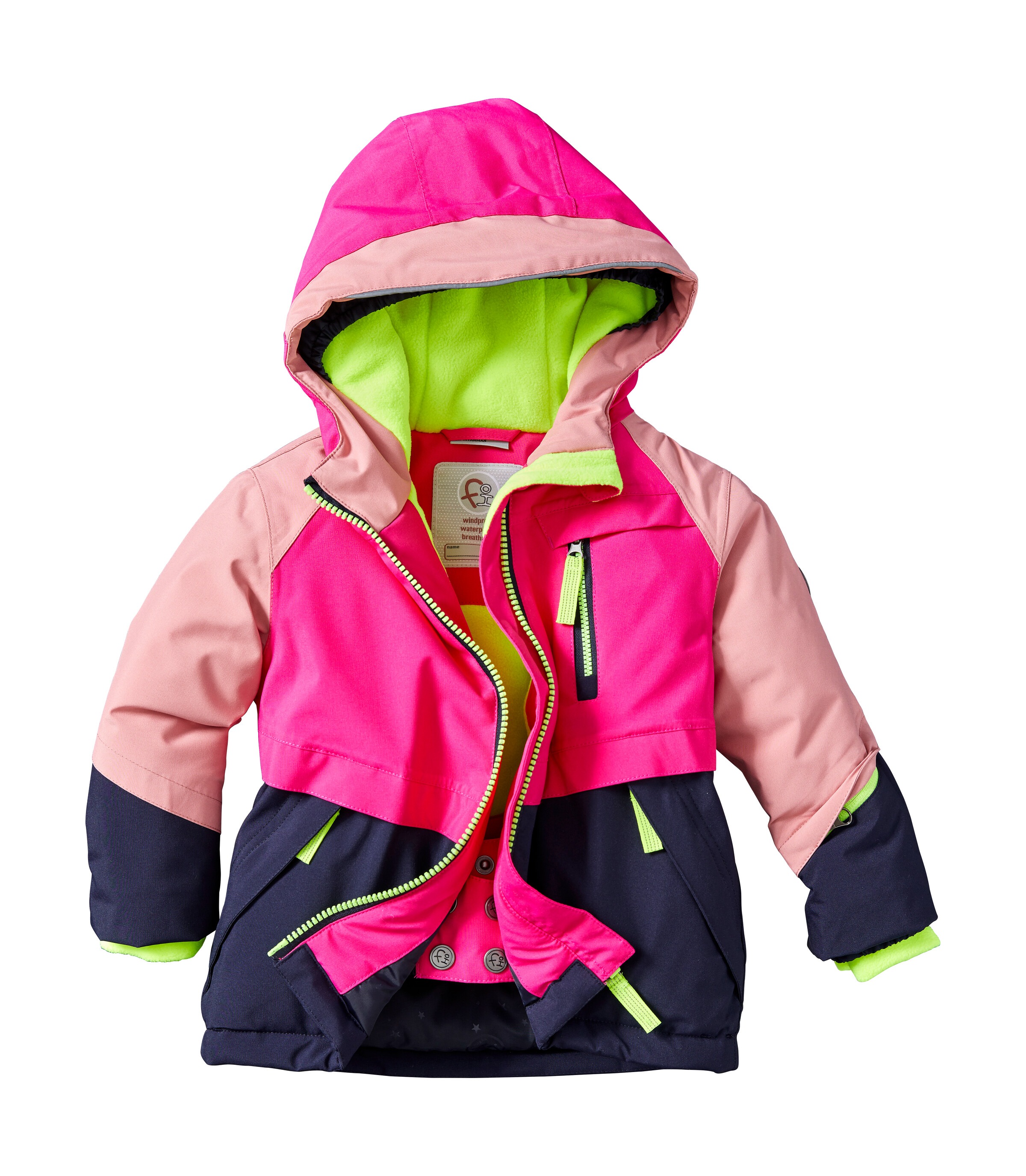 first instinct by killtec Skijacke »FISW 31 MNS SKI JCKT« Wasserdichte Funktionsjacke mit verlängerbaren Ärmeln und Fleecefutter