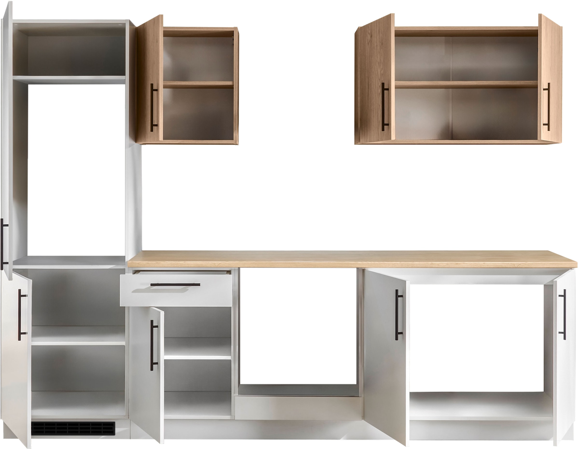 BASIC by Balculina Küchenzeile »Hamburg B/H/T 270x200x60 cm« Breite 270 cm, wahlweise mit E-Geräten