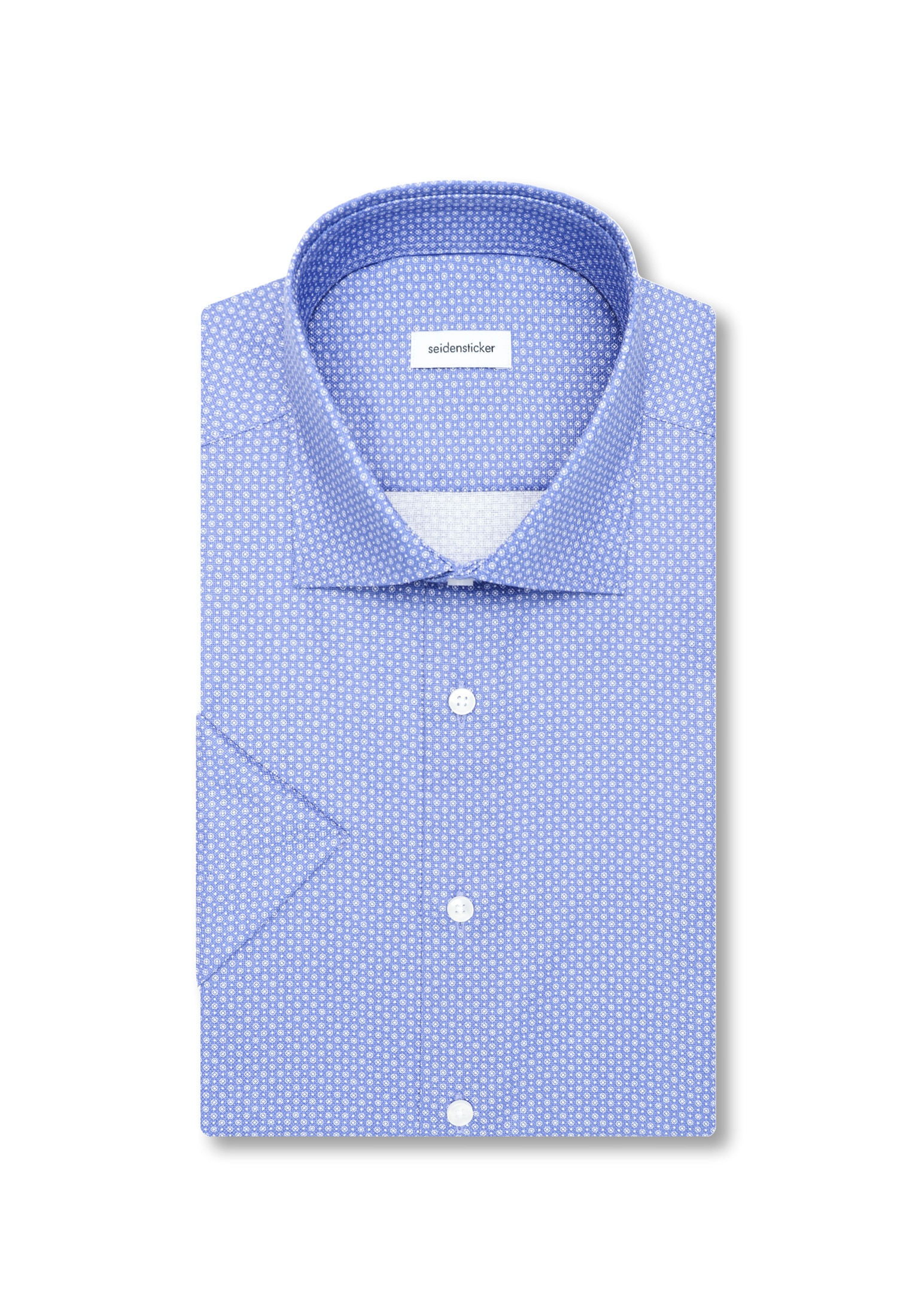 seidensticker Businesshemd »Schwarze Rose« Slim 1/2 Kentkragen Druck