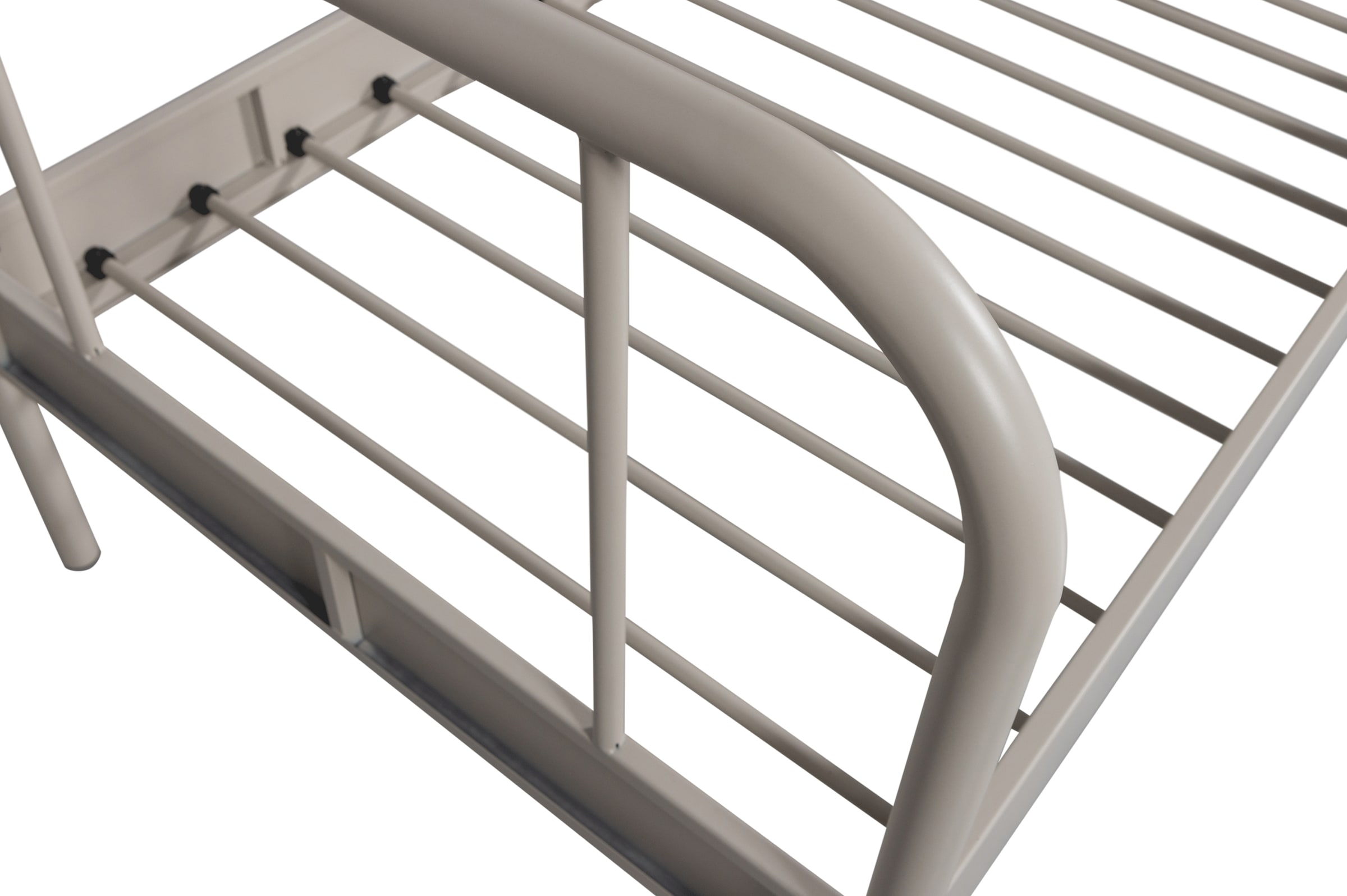 WOOOD Bettgestell »Mata Stahlrahmen pulverbeschichtet, H 90 x B 208 x T 95 cm« Matratzenmaß 90x200 cm, einfach zu montierbar, Pfleiglicht