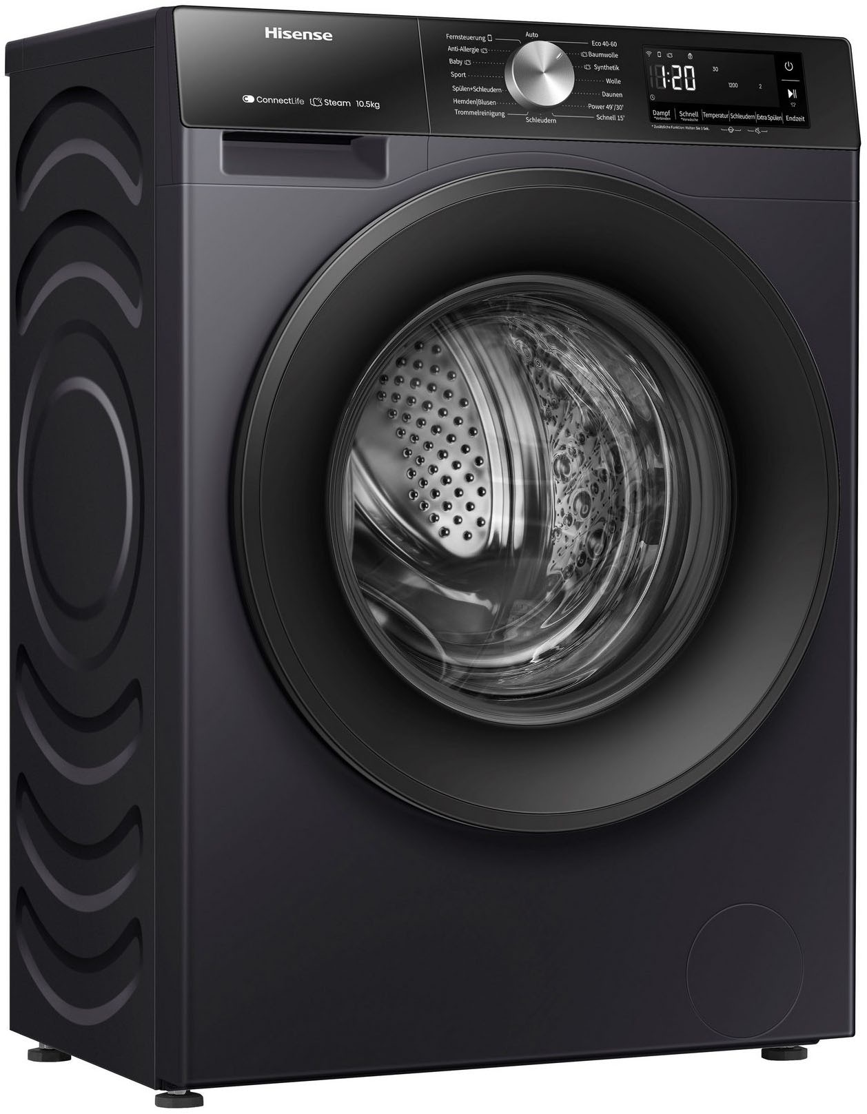 Hisense Waschmaschine 5S Serie »WF5S1045BB« 10,5 kg 1400 U/min AutoDosing