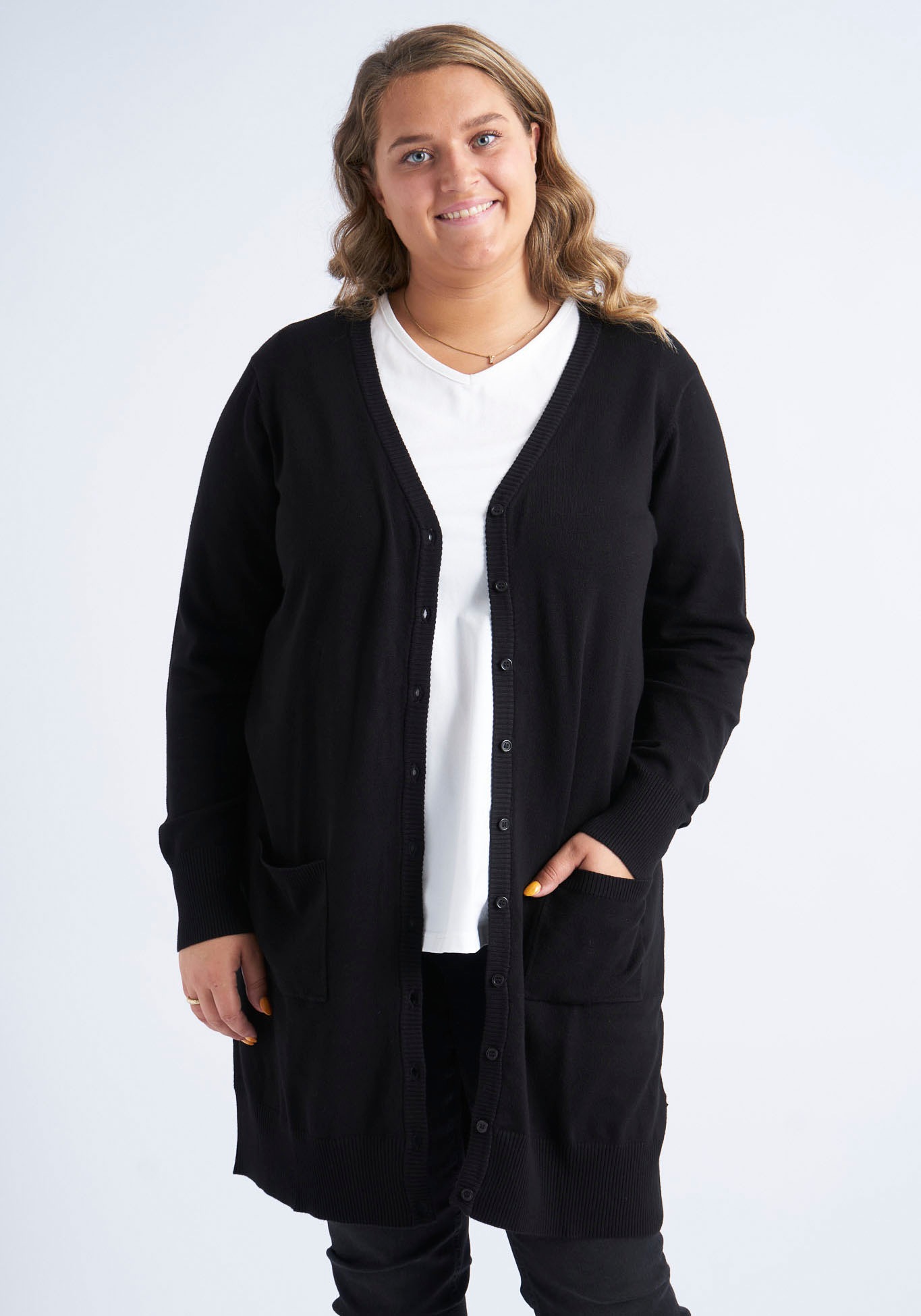ADIA Cardigan, mit Eingrifftaschen