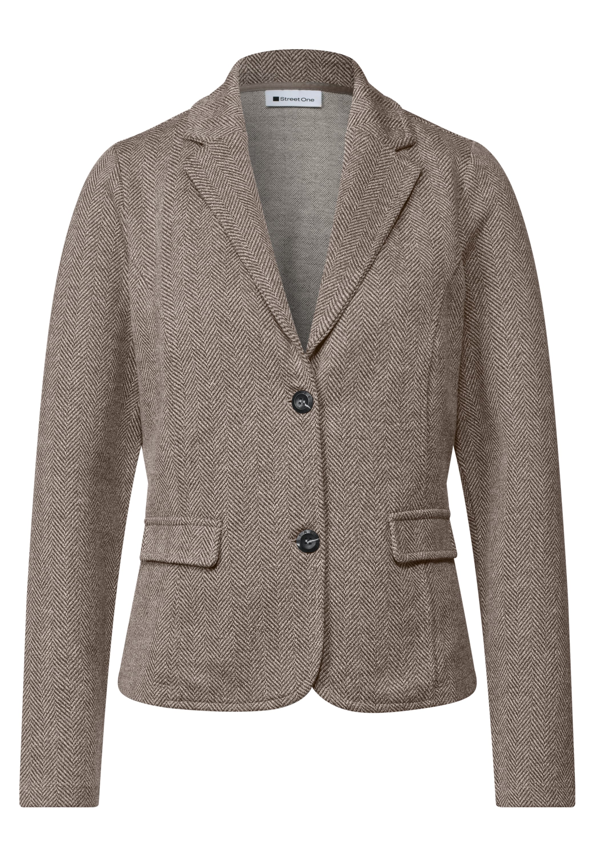 STREET ONE Jackenblazer mit Reverskragen und Dessin