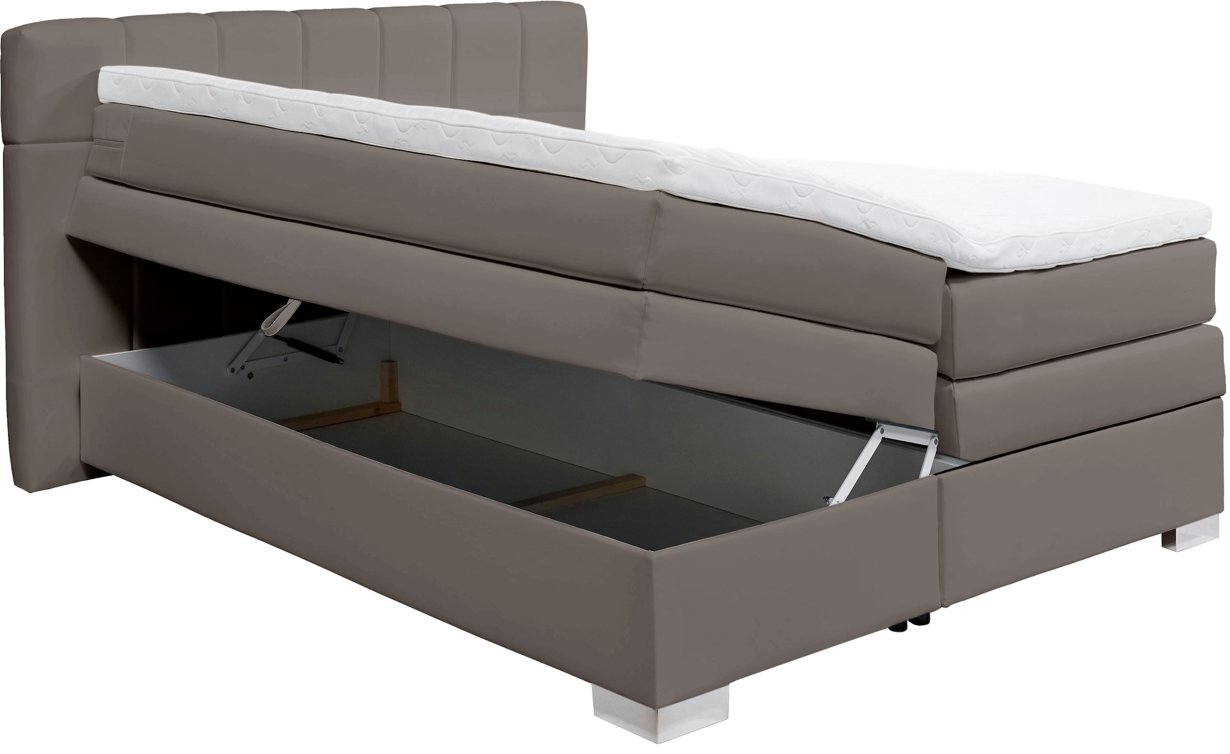 INOSIGN Boxspringbett »Airdrie«, inkl. Bettkasten und Topper