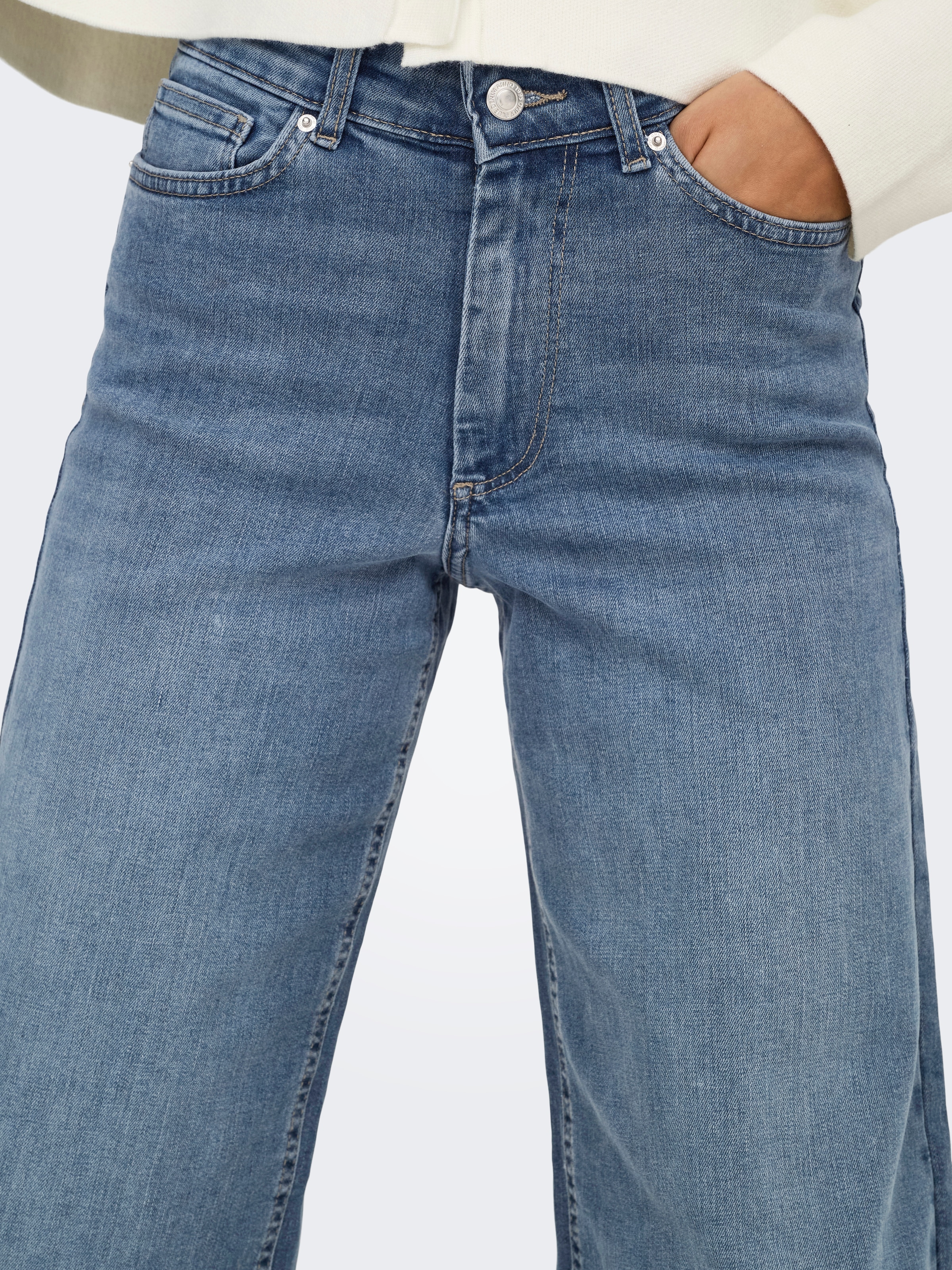 ONLY High-waist-Jeans »ONLMADISON BLUSH HW WIDE DNM TAI853 NOOS«