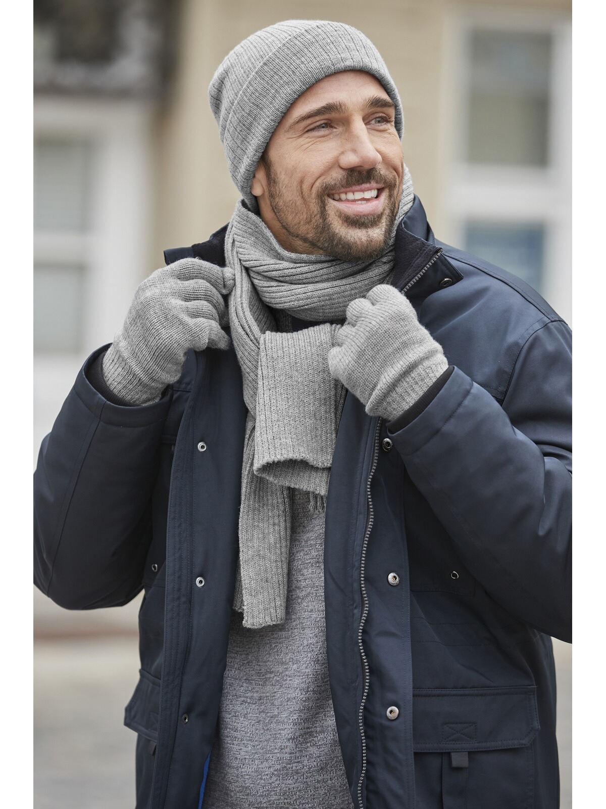 Jan Vanderstorm Strickhandschuhe »Handschuh BRYNJAR«