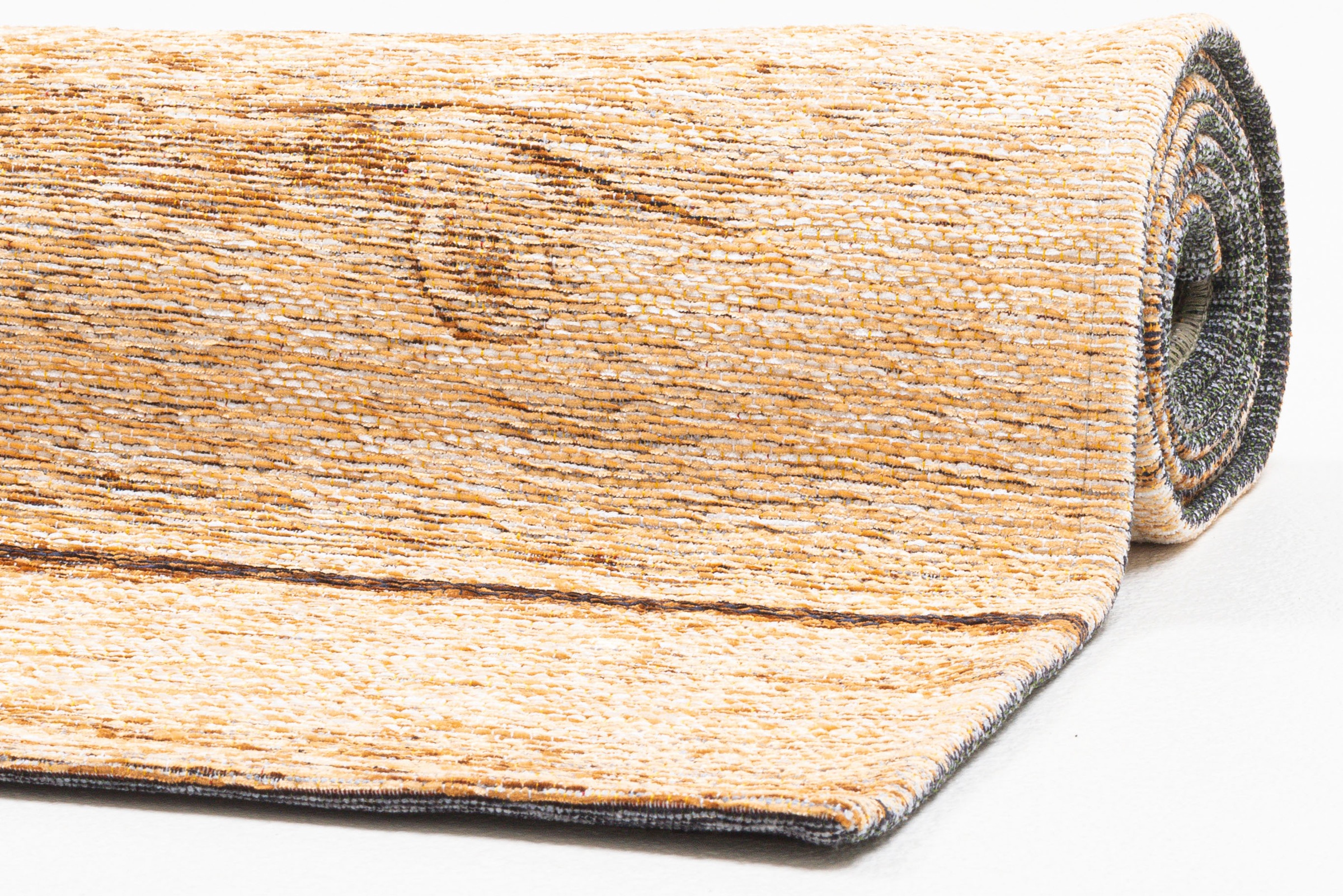 Sansibar Teppich »Keitum 009«, rechteckig, 3 mm Höhe, Flachgewebe, Motiv Holzdielen & gekreuzte Säbel