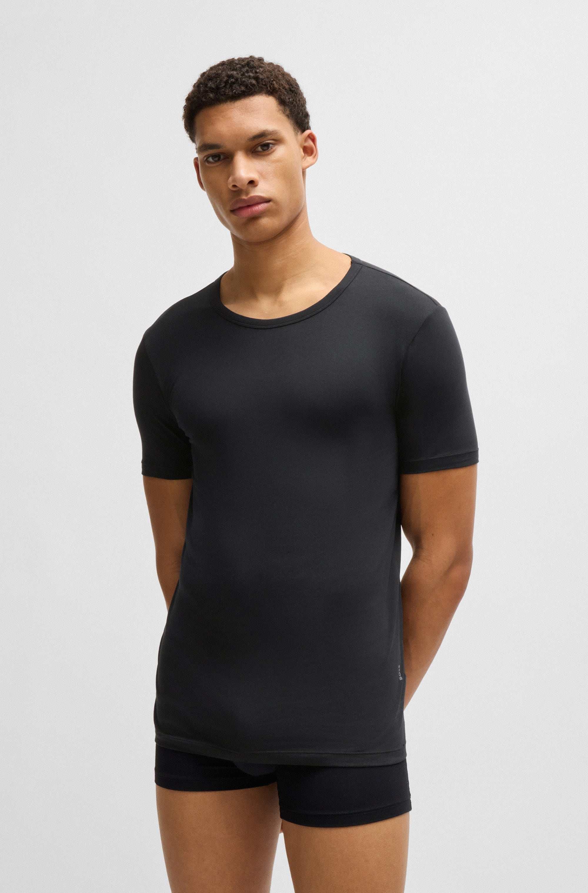 BOSS T-Shirt, (Packung, 2 tlg.)