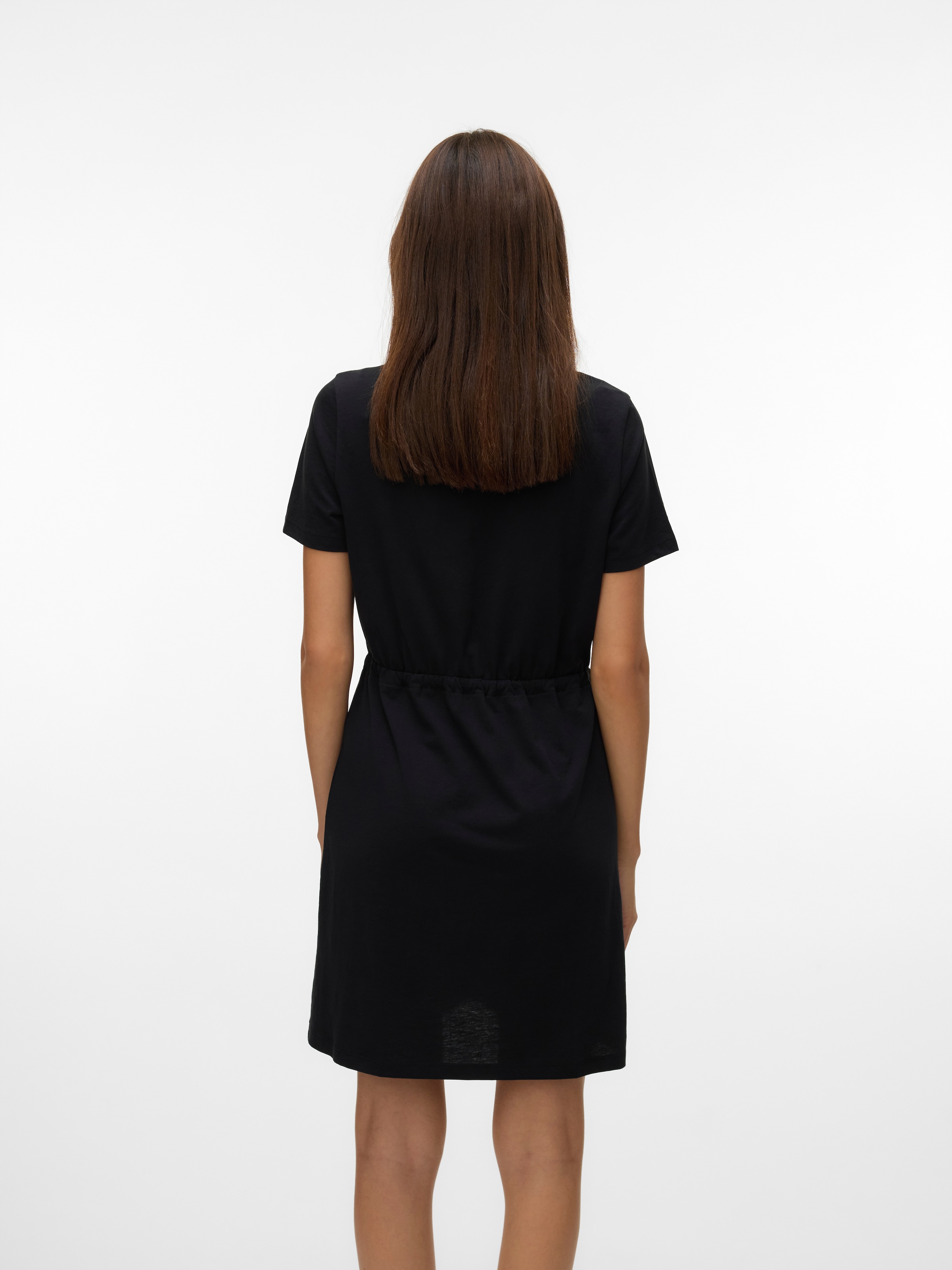 Vero Moda Shirtkleid »VMLUNA SS SHORT STRING DRESS JRS NOOS«