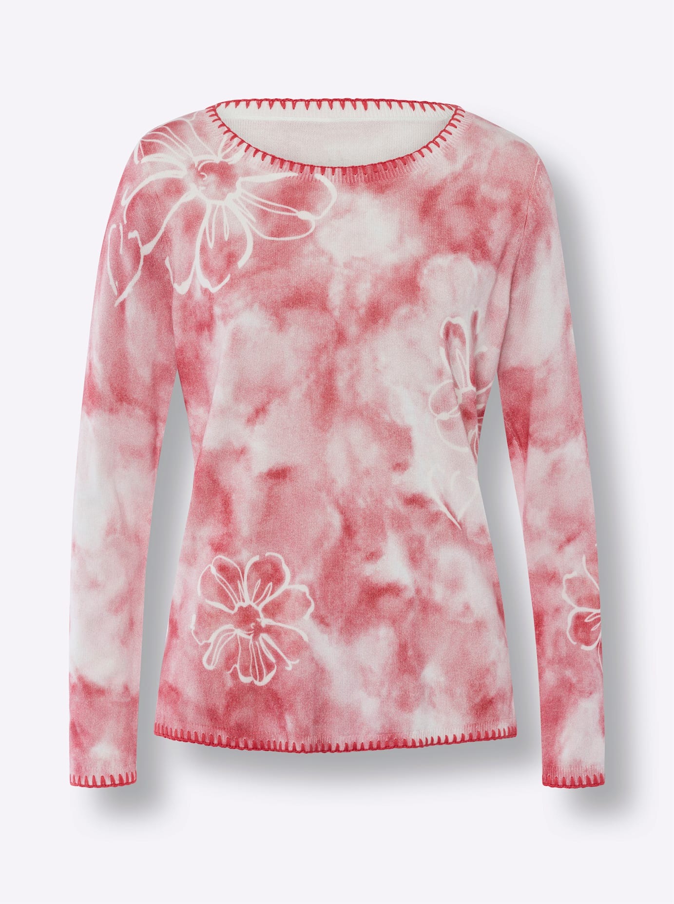 heine Rundhalspullover »Druck-Pullover«