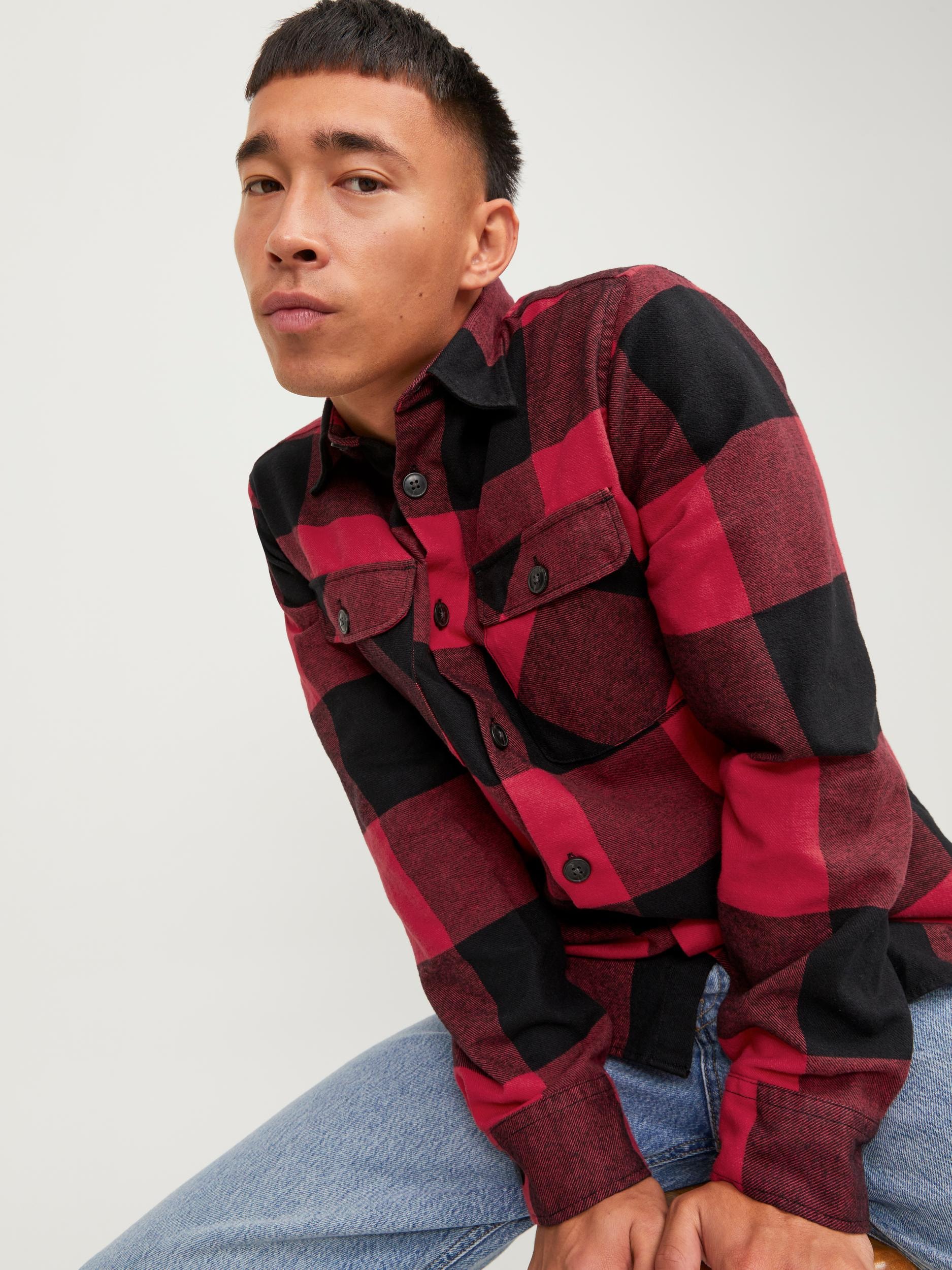 Jack & Jones Langarmhemd »JJEDARREN OVERSHIRT LS NOOS«