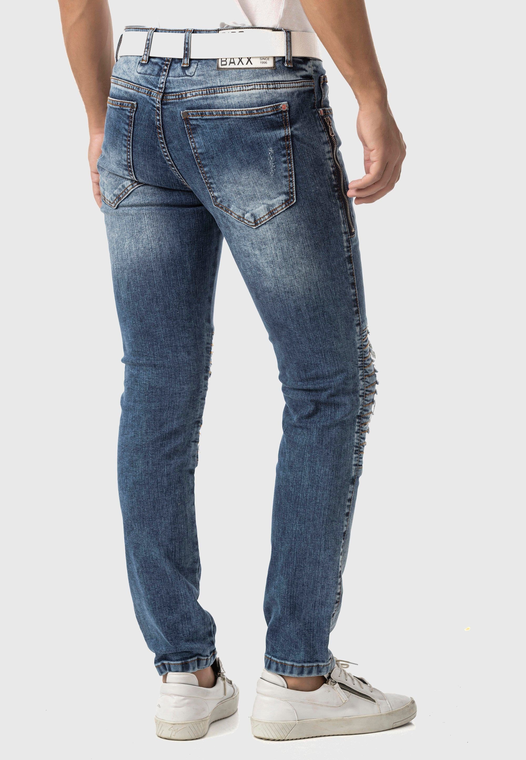Cipo & Baxx 5-Pocket-Jeans »Cipo & Baxx Jeans« im Used-Look