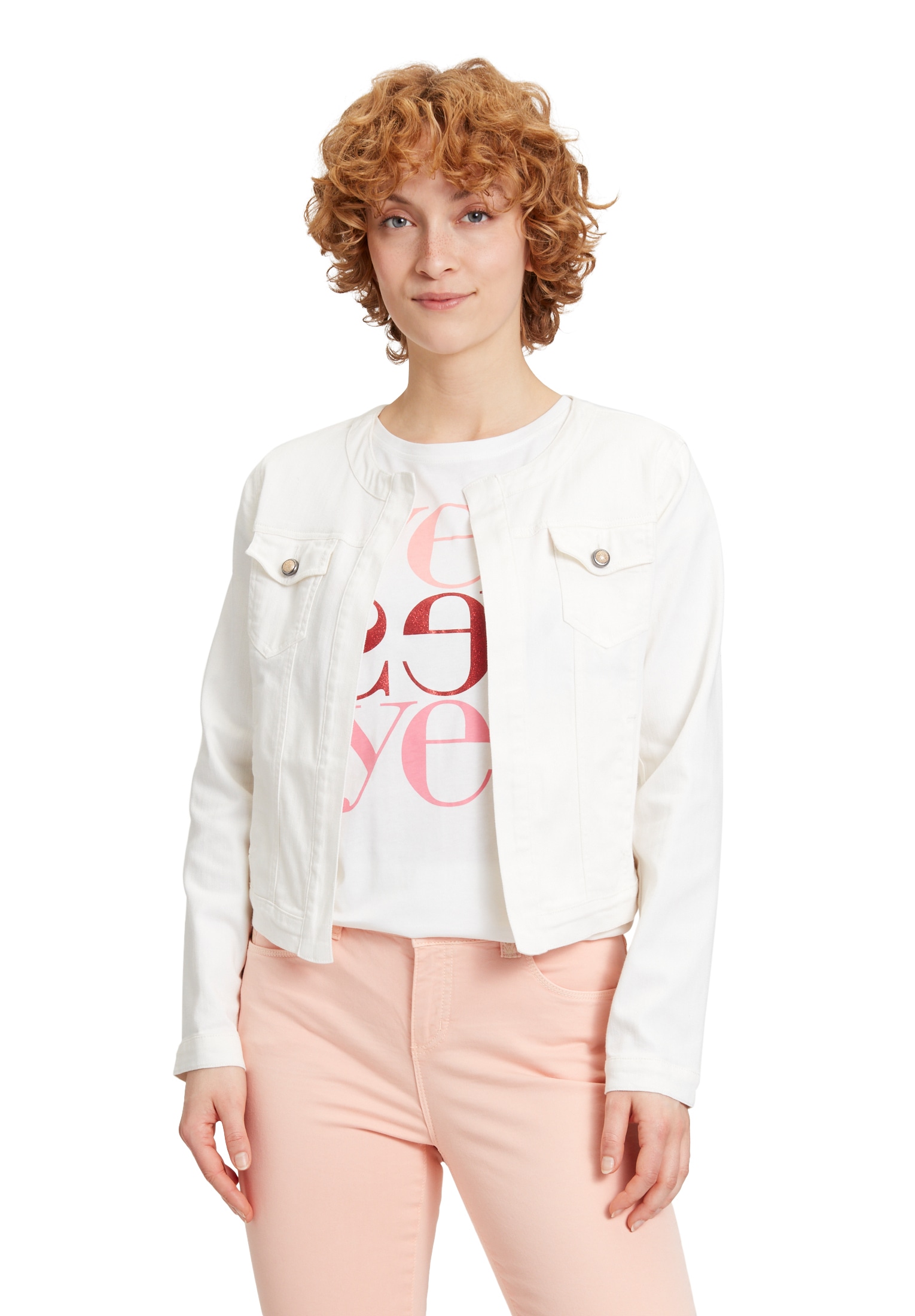 Cartoon Jeansblazer »Jeansjacke ohne Verschluss«