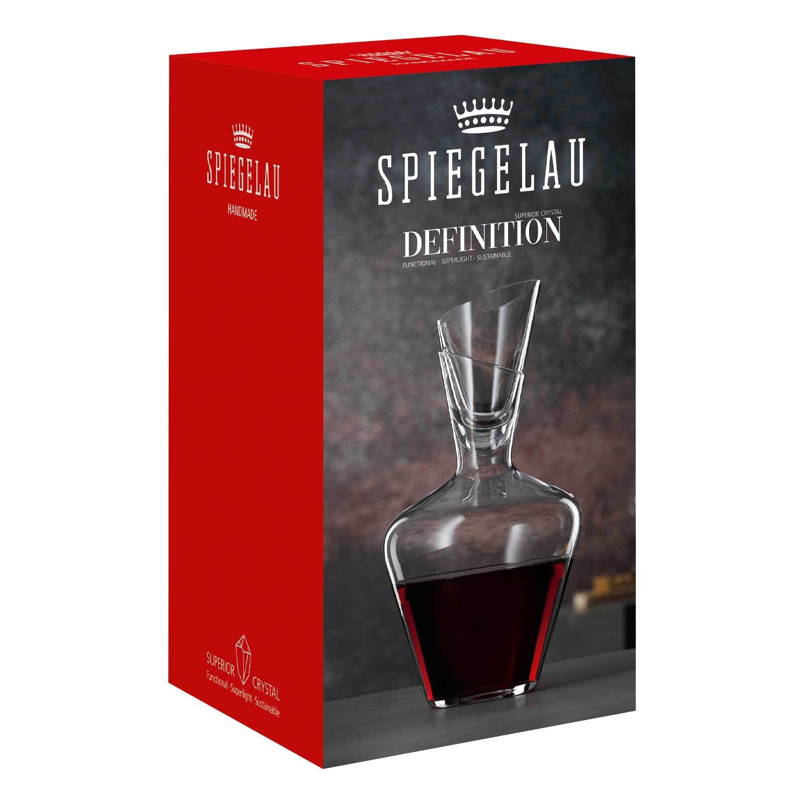 SPIEGELAU Karaffe »Weinkaraffe mit Stopfen Definition 1 Liter transparent«