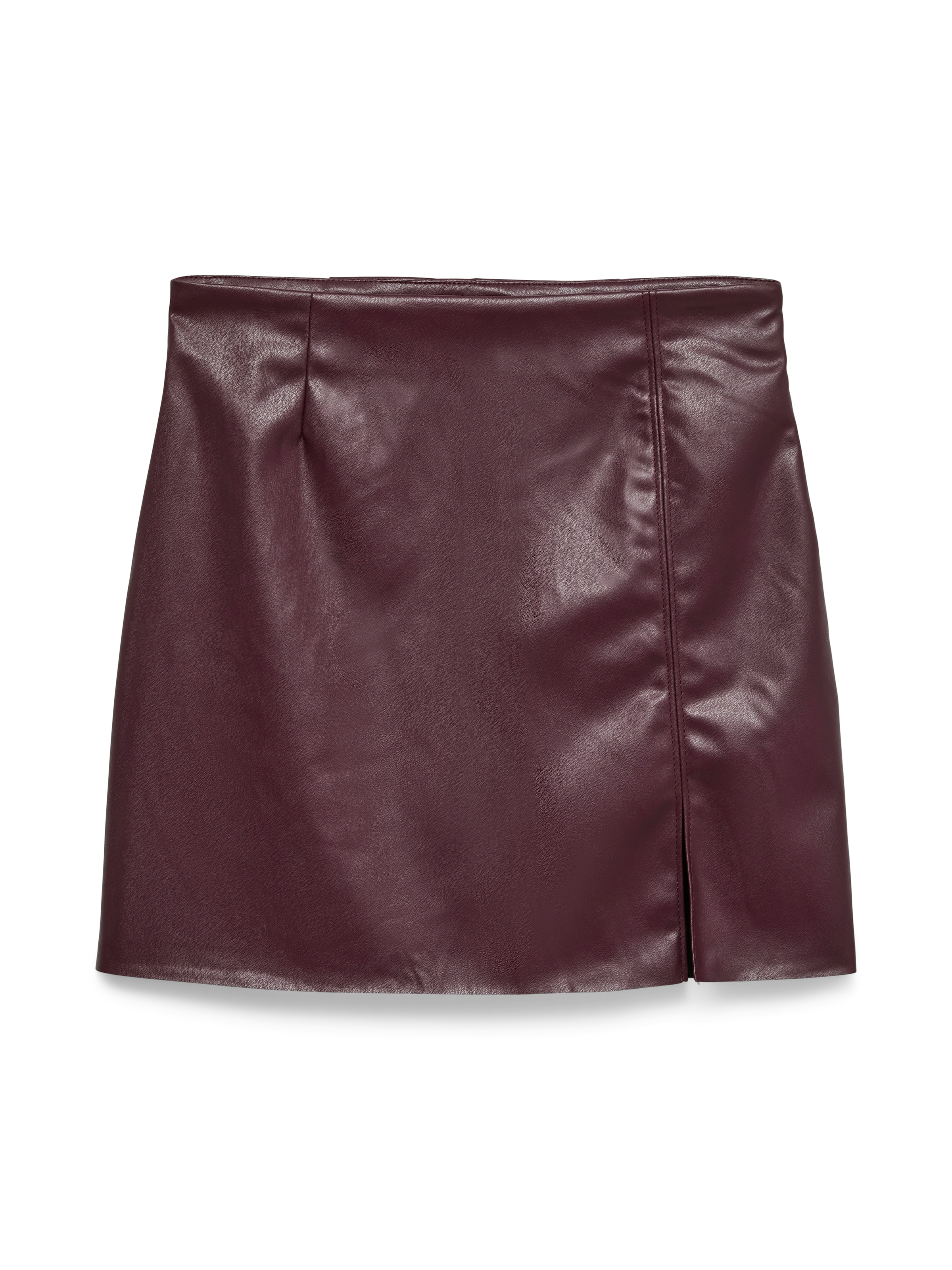 Vero Moda Lederimitatrock »VMNELLY HR SHORT PL SKIRT NOOS« Lederimitat, high waist