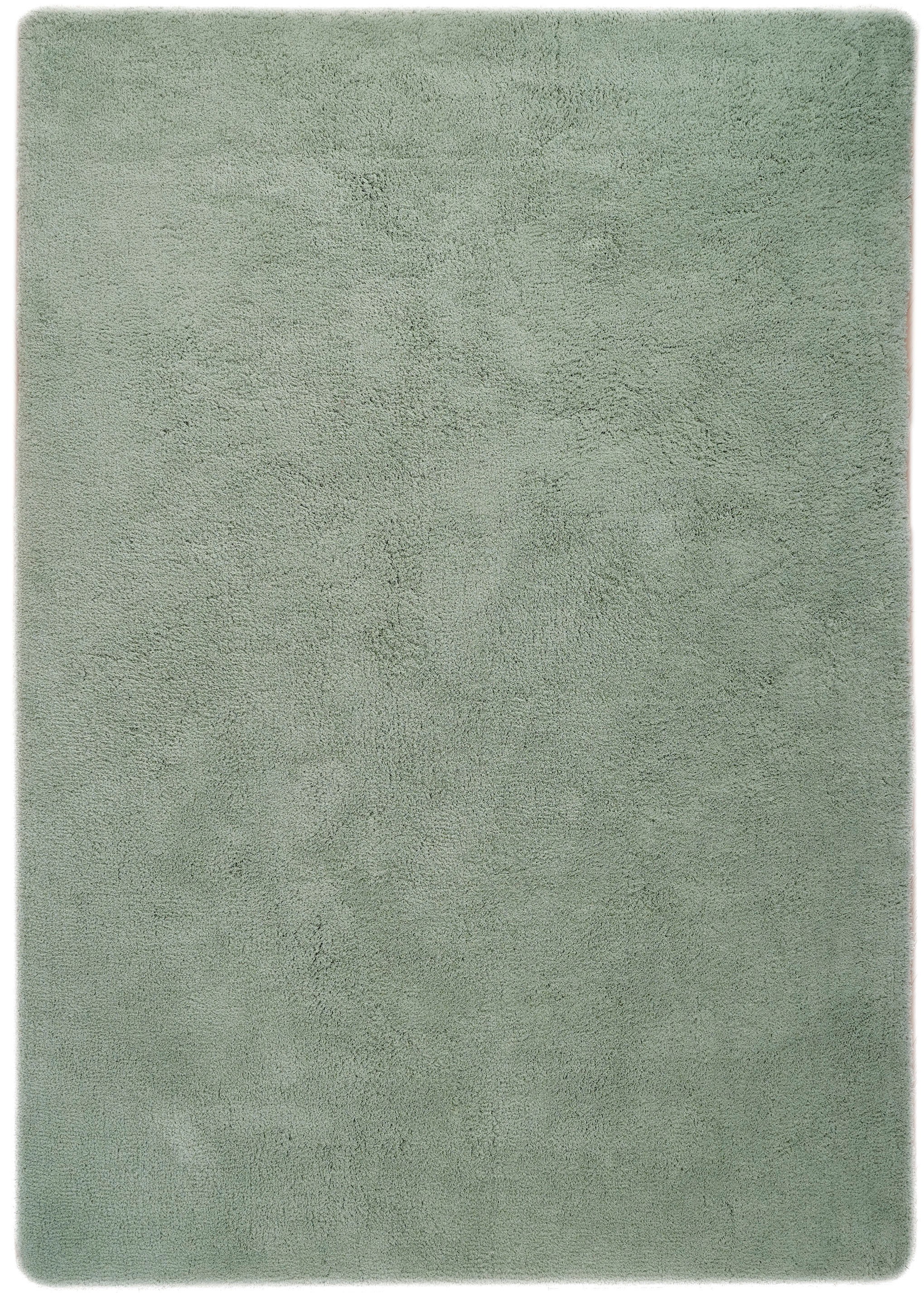 my home Hochflor-Teppich »Microfaser Teppich Magong, besonders weich, sehr feiner Flor«, rechteckig, 25 mm Höhe, uni, Wohnzimmer, Schlafzimmer, Kinderzimmer, auch rund und als Läufer