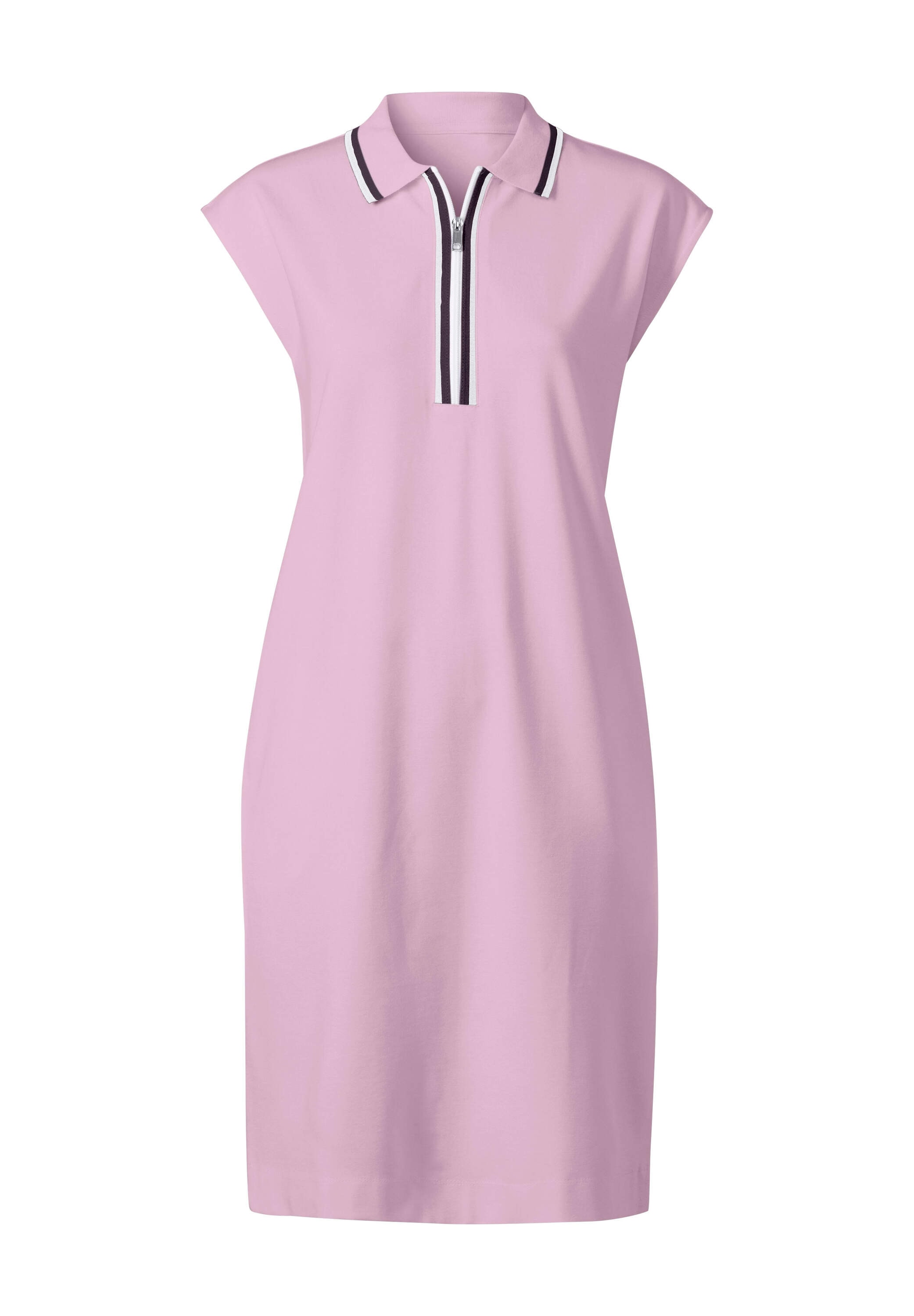 heine Sommerkleid »Jersey-Kleid Jerseykleid mit Polokragen« Nahttasche