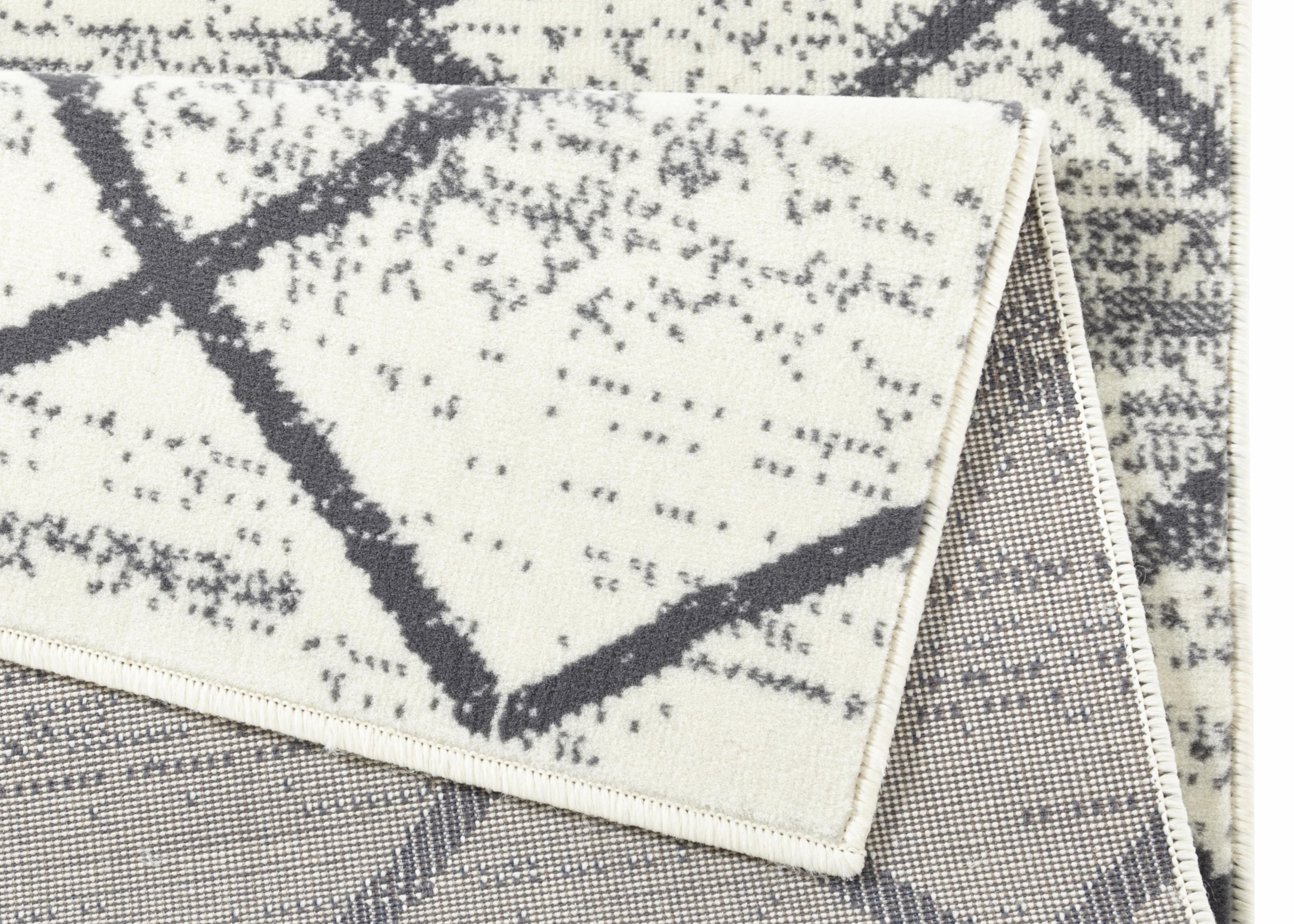 HANSE Home Teppich »Rhombe«, rechteckig, 9 mm Höhe, Geometrische Rauten Design, Scandi Look, Robust, Pflegeleicht