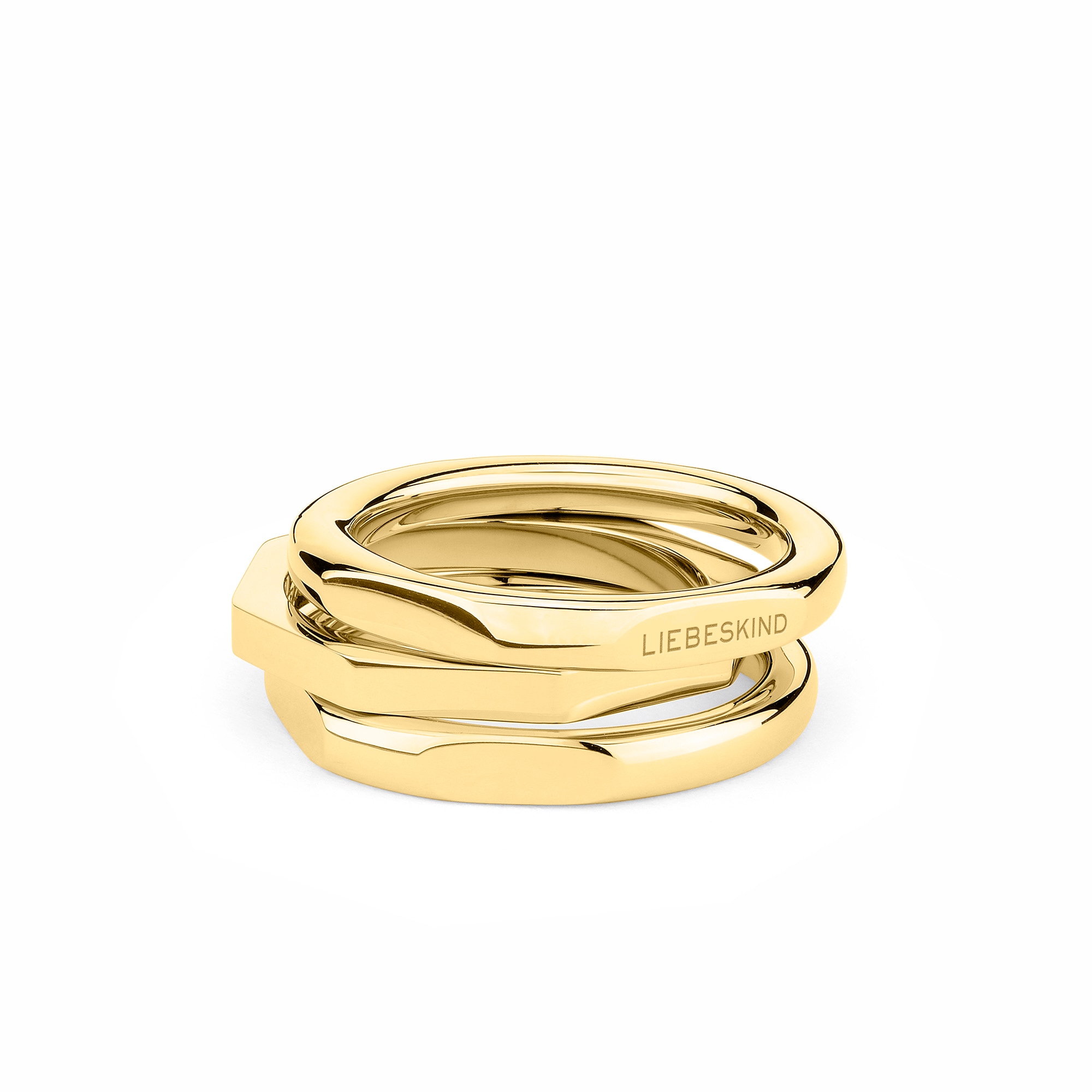 Liebeskind Berlin Ring-Set »Schmuck Geschenk Edelstahl Ring Urban Chic«