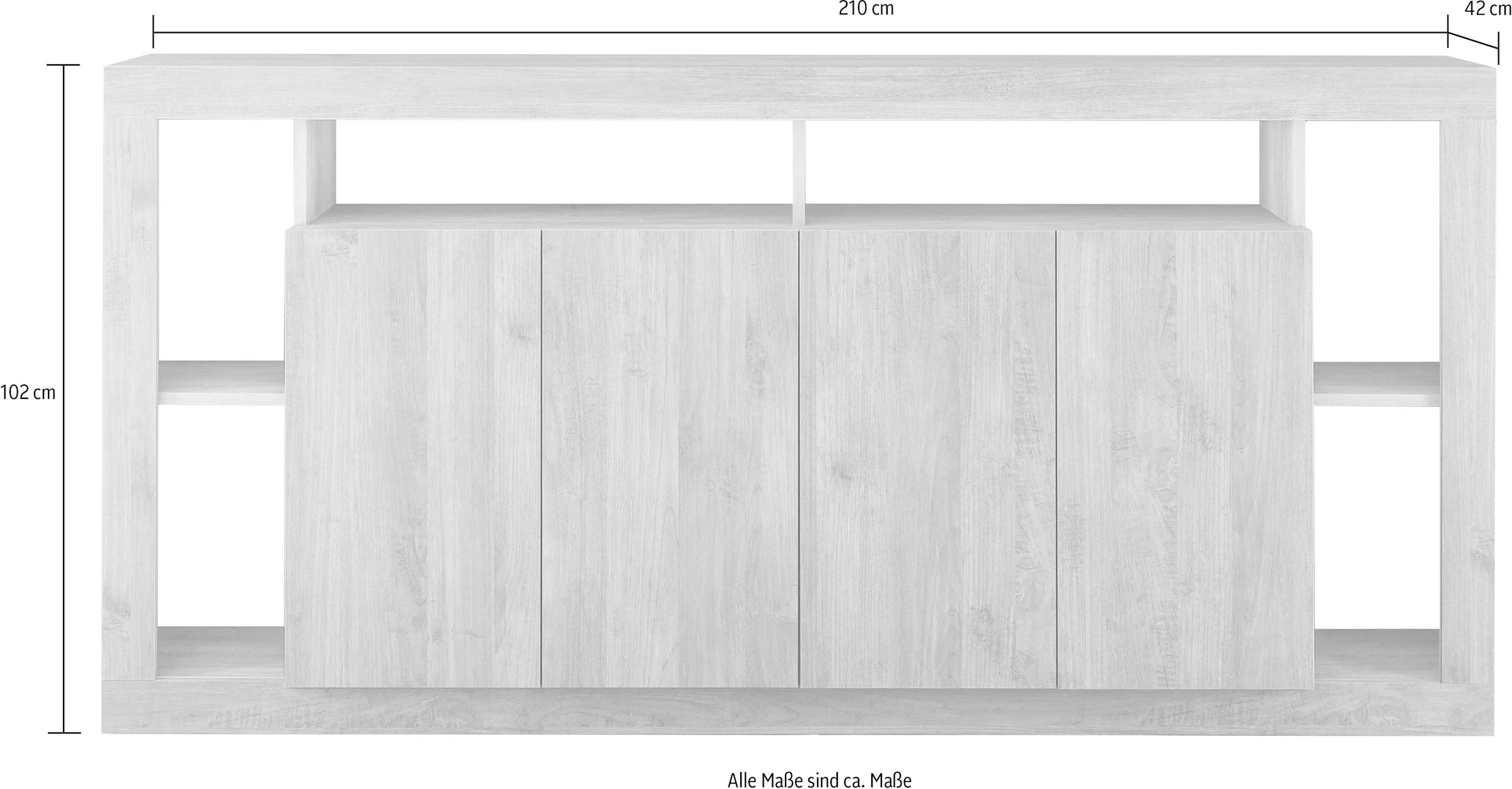 Home affaire Sideboard »Rimini« Breite 210 cm
