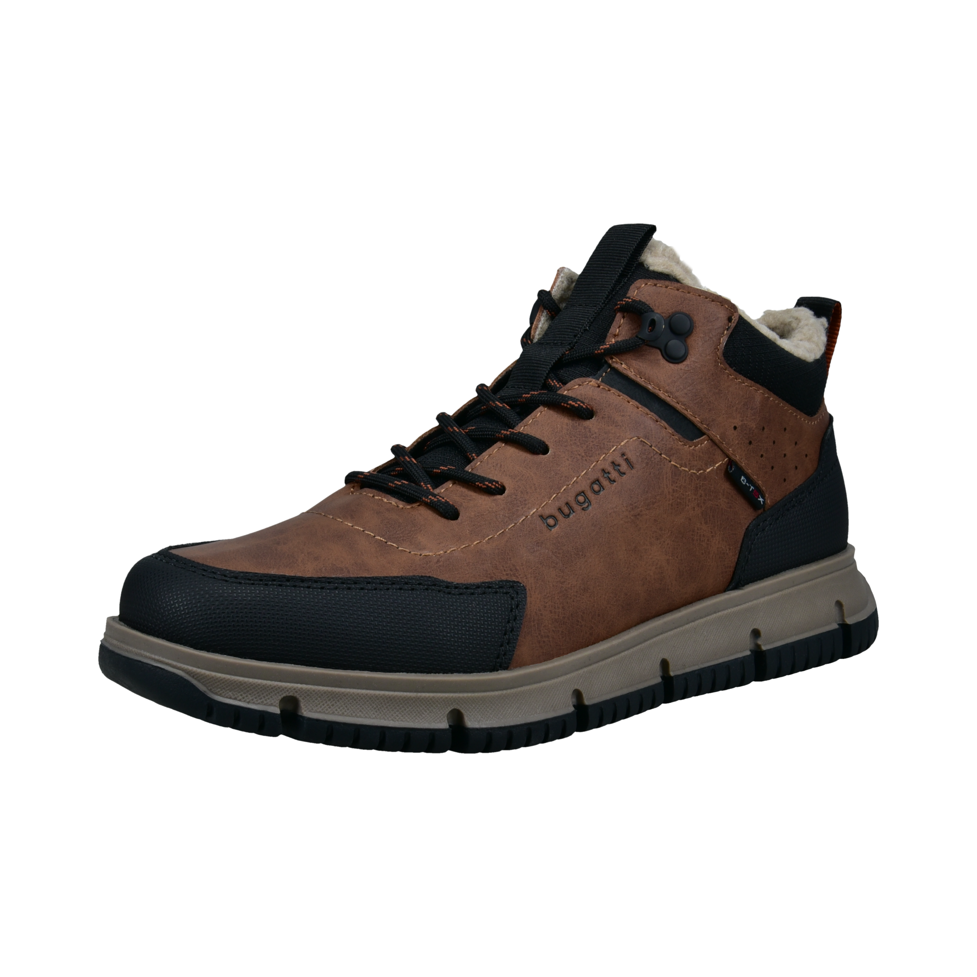 bugatti Winterboots  Schnürboots, Outdoorboots mit Logoprägung und TEX-Ausstattung