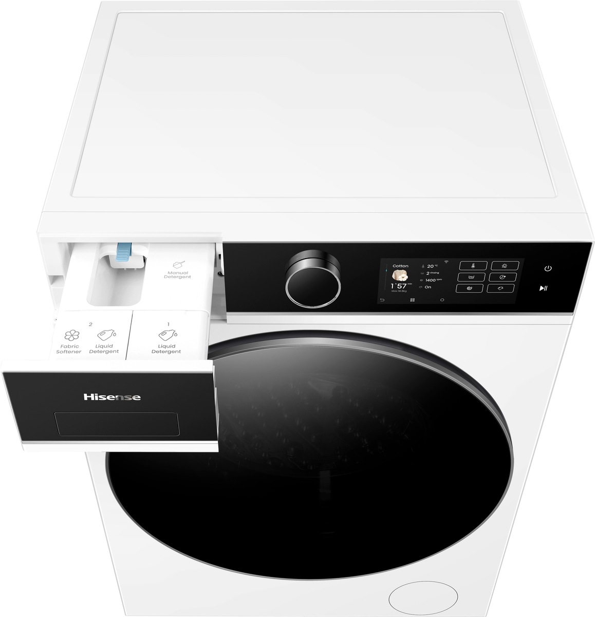 Hisense Waschtrockner »WD5I1045BWQ« 5i Serie 10,5 kg /6 kg 72 dB(A) Waschen & Trocknen in 49 min.