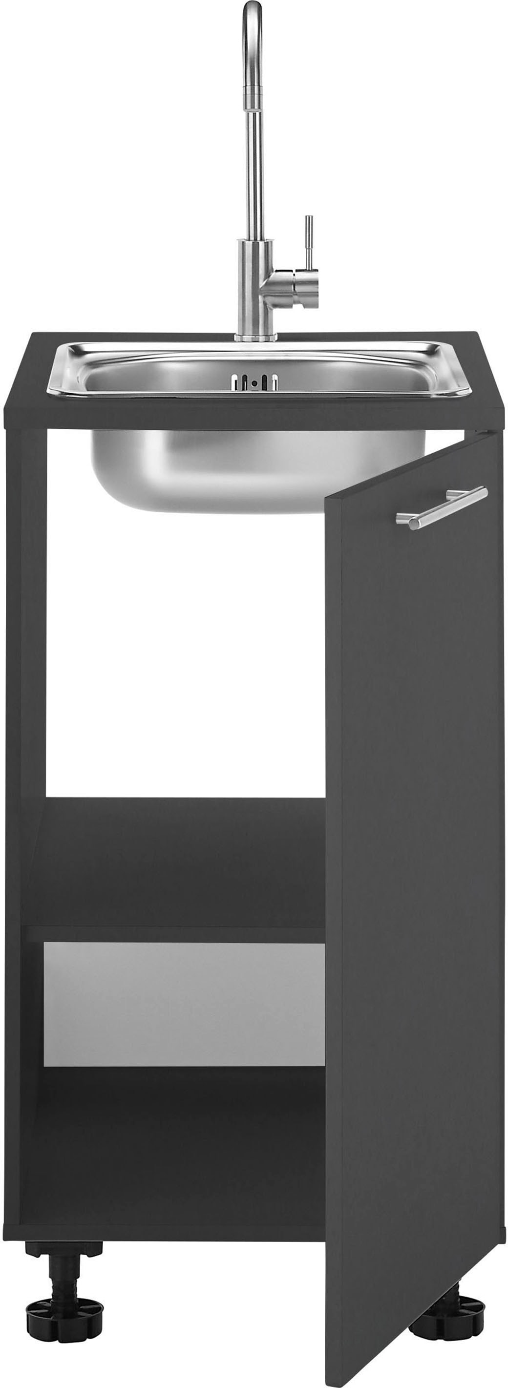 Laundreezy Mehrzweckschrank-Set »Laundreezy, Spülenschrank BxHxT 50x92x68 cm« 1 Stk. tlg.