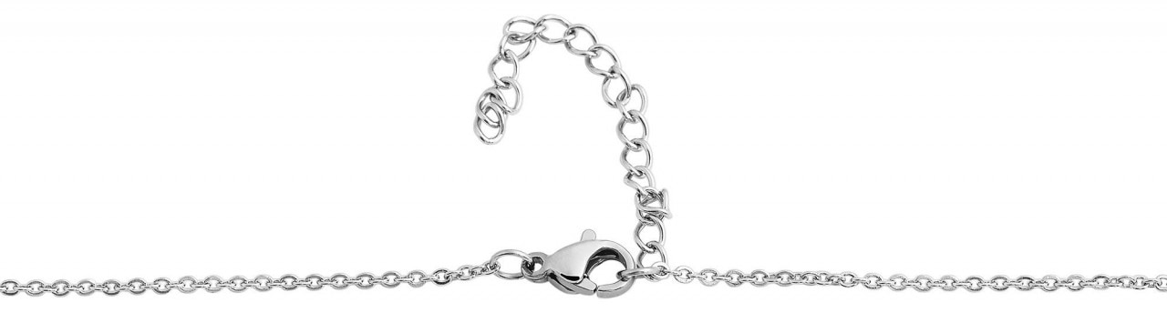 Adelia´s Kette mit Anhänger »Adelia's Herren Edelstahl Ankerkette Halskette mit Anhänger Kreuz 43 cm + 5.0 cm«