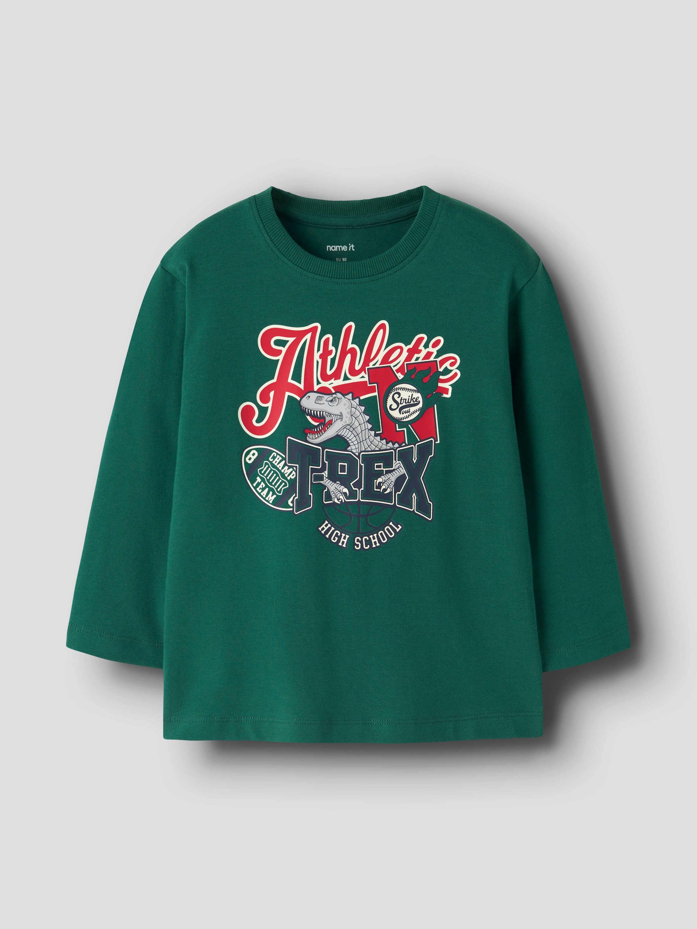 Name It Langarmshirt »NMMLINUS LS NREG TOP BOX« Baumwollmischung, regular fit