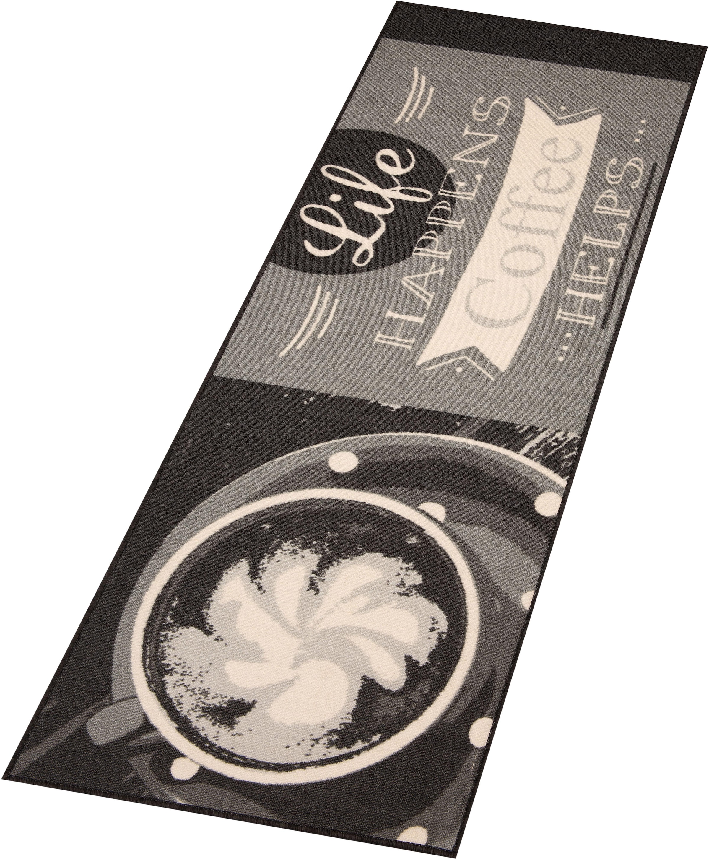 HANSE Home Küchenläufer »Life Happens«, rechteckig, 8 mm Höhe, Kurzflor, Gekettelt,... kaufen