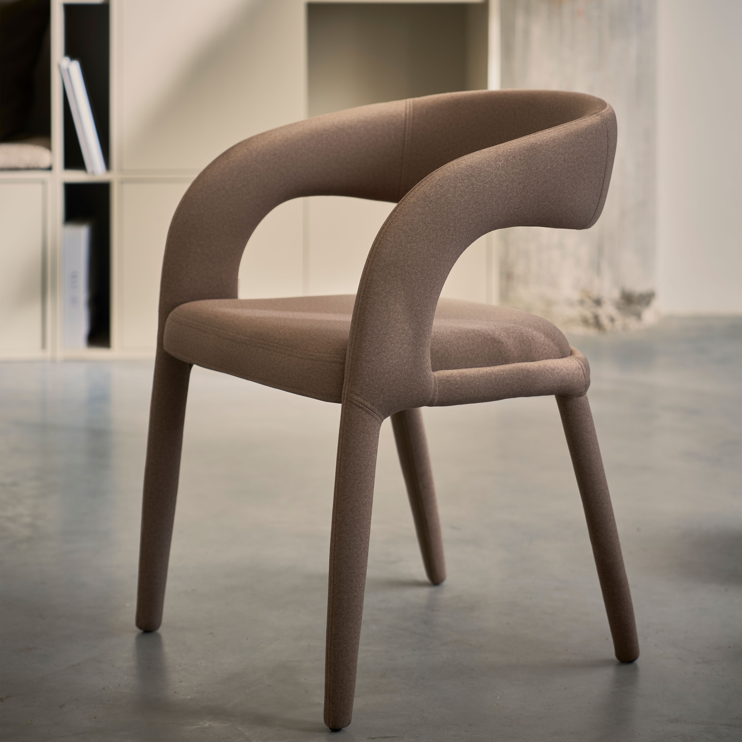 WOOOD Barhocker »vtwonen Arms esszimmerstuhl« Esszimmerstuhl Arms von vtwonen, elegant, weich bezogen, modern