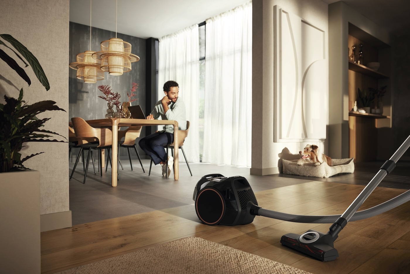 Miele Bodenstaubsauger »Boost CX1 Cat & Dog PowerLine«, 890 W, beutellos, Obsidianschwarz