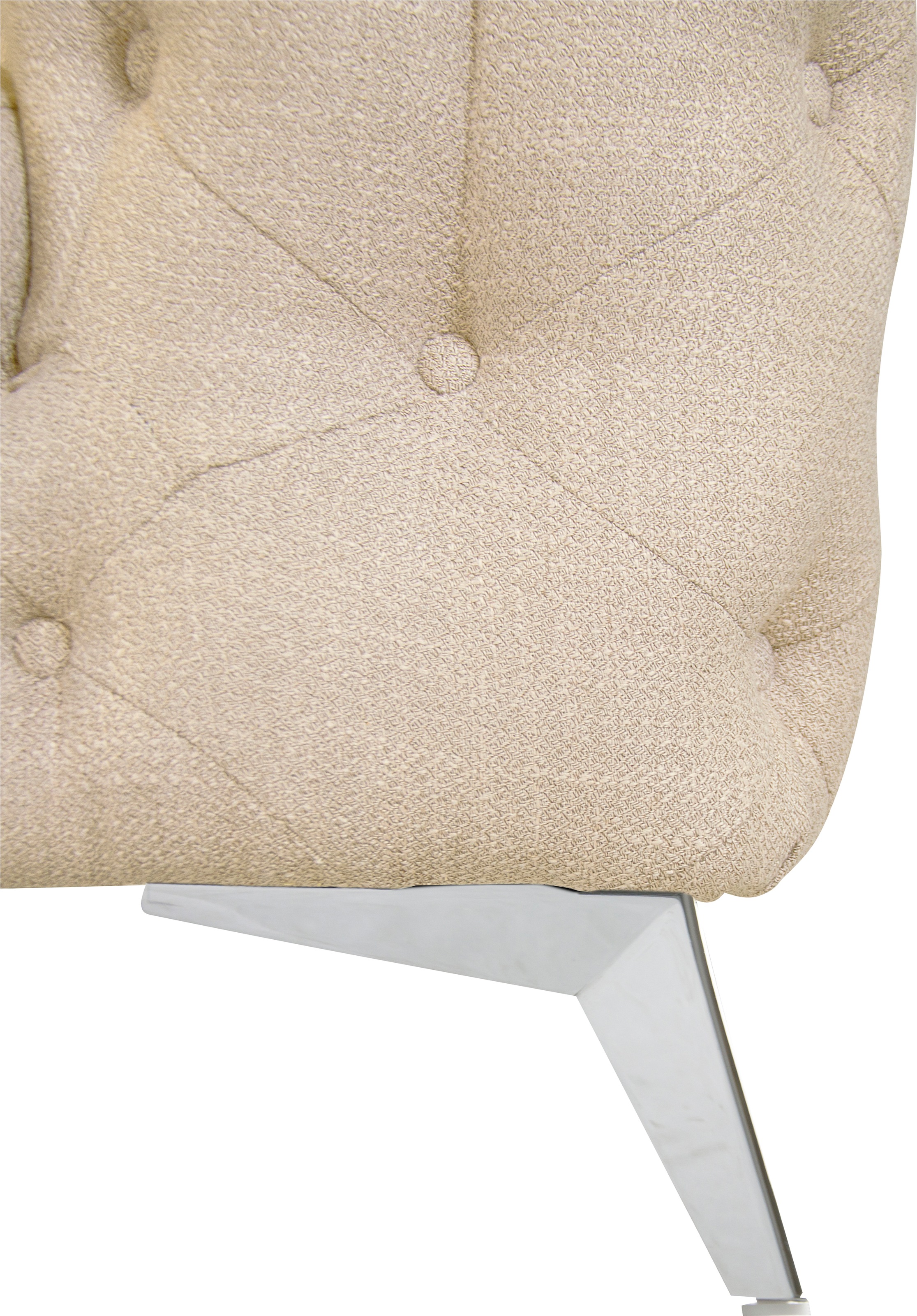 Home affaire Chesterfield-Sofa »Glynis« aufwändige Knopfheftung, moderne Chesterfield Optik, Fußfarbe wählbar