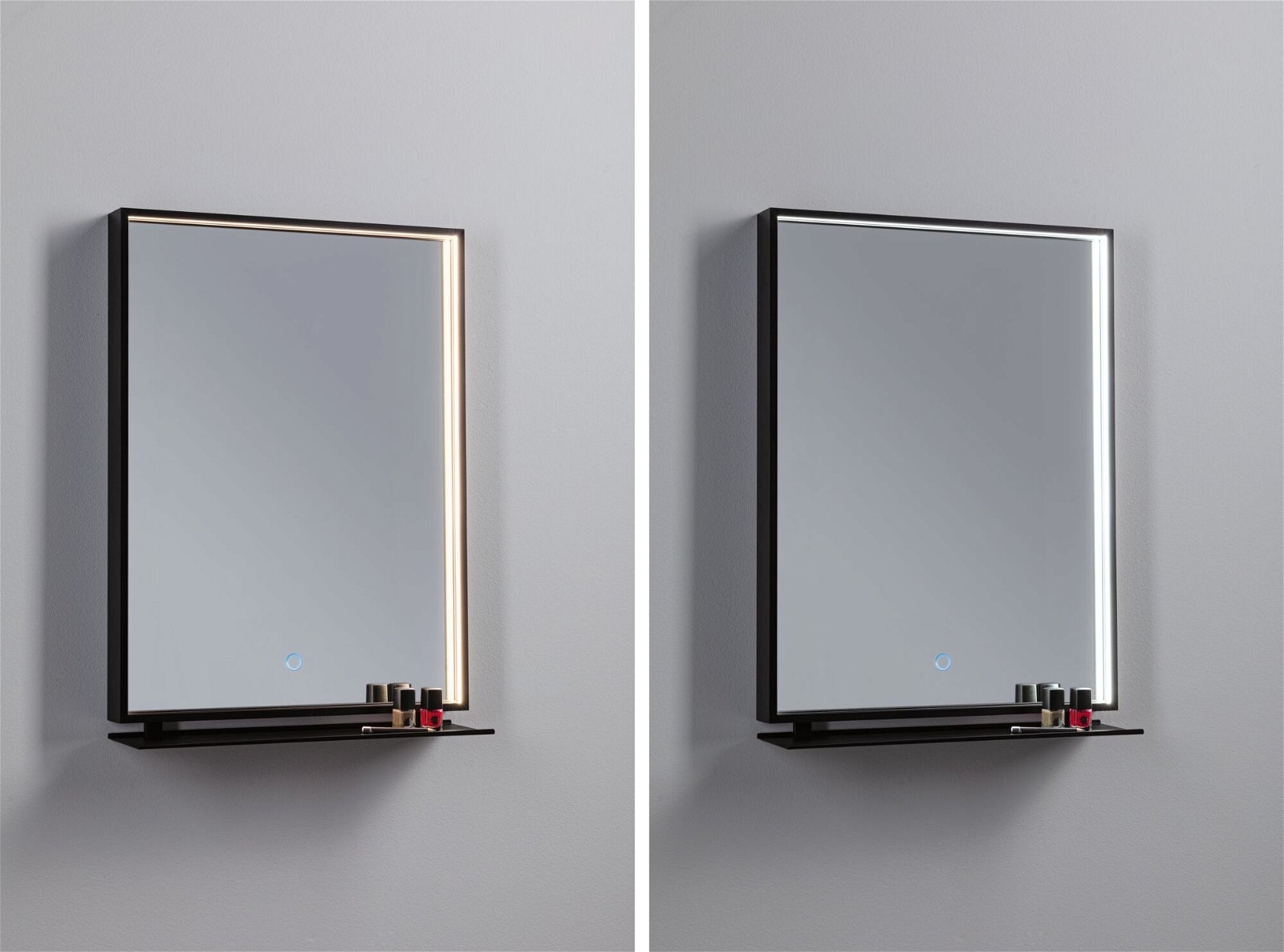 Paulmann LED Bad-Spiegelleuchte »Miro« Schutzart IP44, mit LED-Leuchtmodul, dimmbar, Touch-Funktion. Gr. ca. 45 x 62 cm