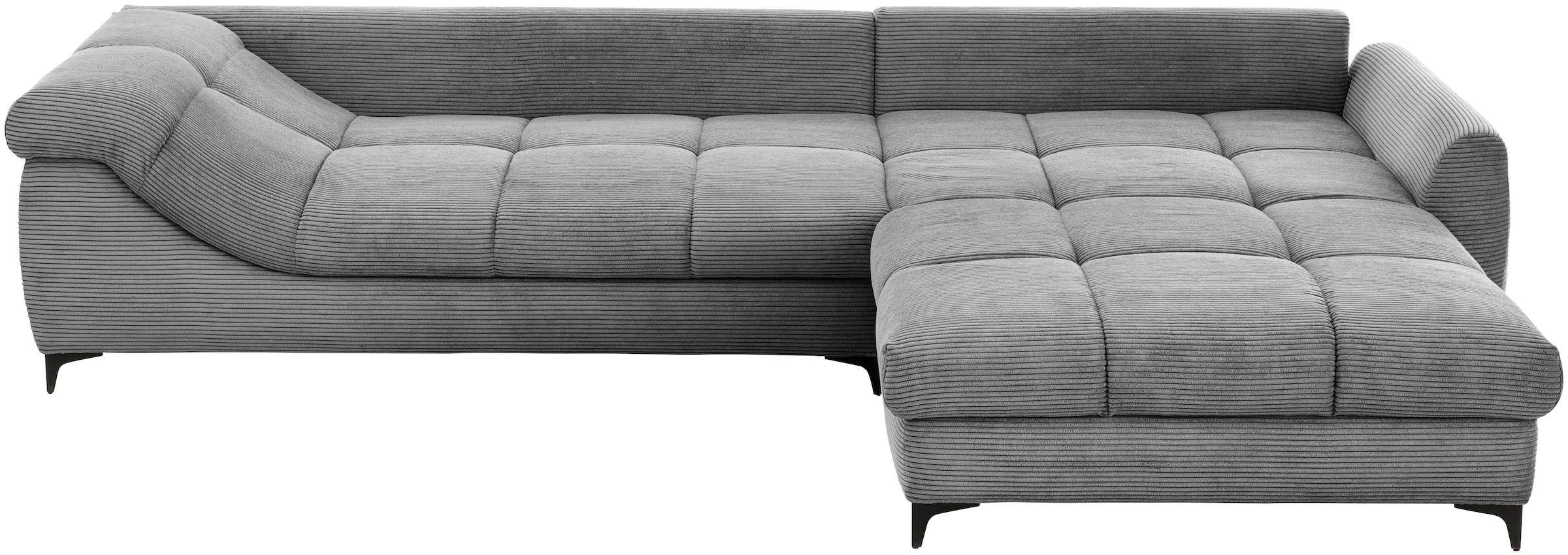 Mr. Couch Ecksofa »Ronaldo, L-Form, wahlweise mit Kaltschaum«, mit Kaltschaum, bis 140 kg pro Sitzplatz belastbar