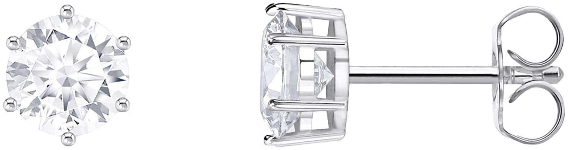 THOMAS SABO Paar Ohrstecker »Schmuck Silber 925 Ohrringe Solitär« mit Zirkonia (synth.)