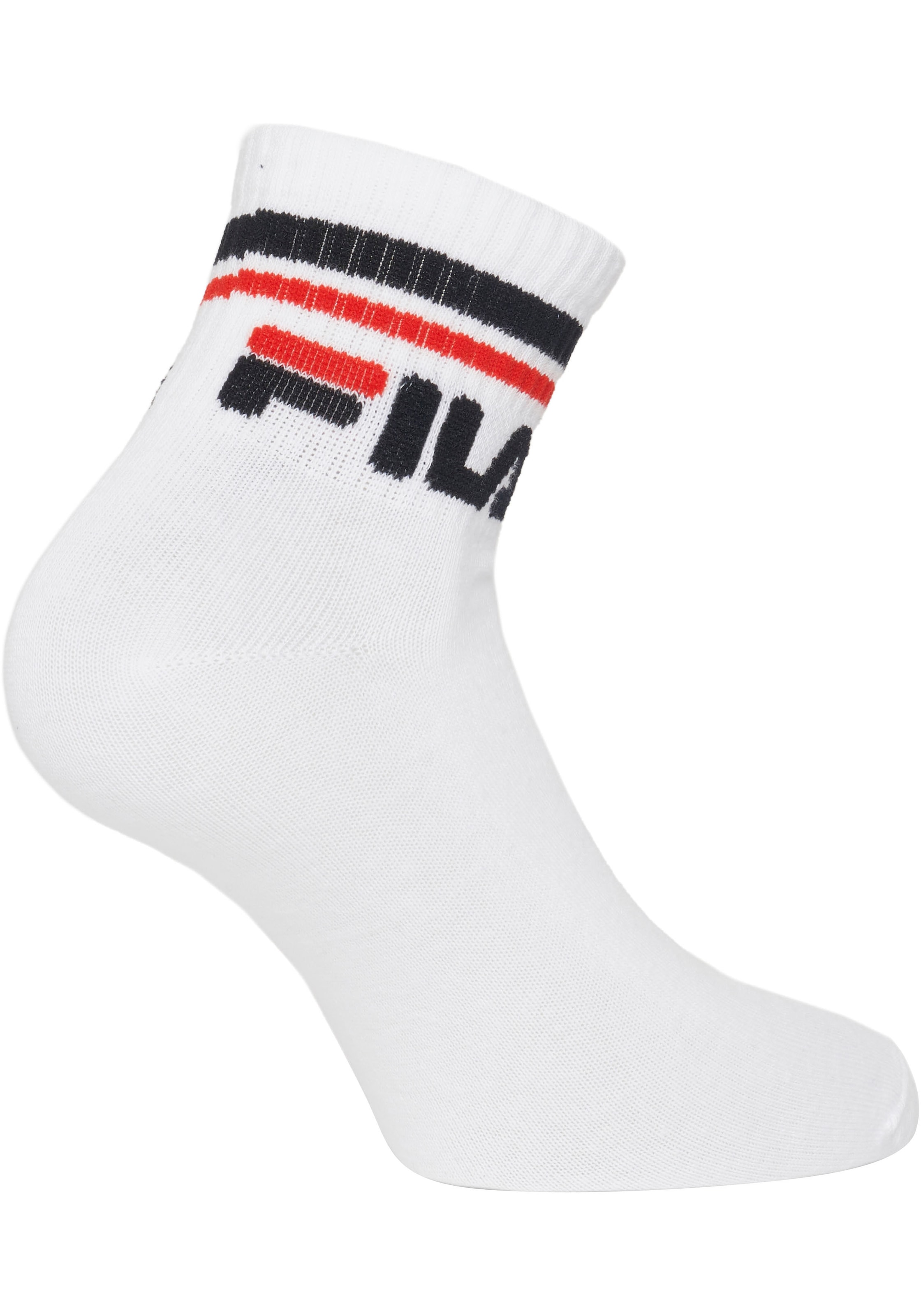 Fila Sportsocken, (6er Pack), mit Logo-Schriftzug