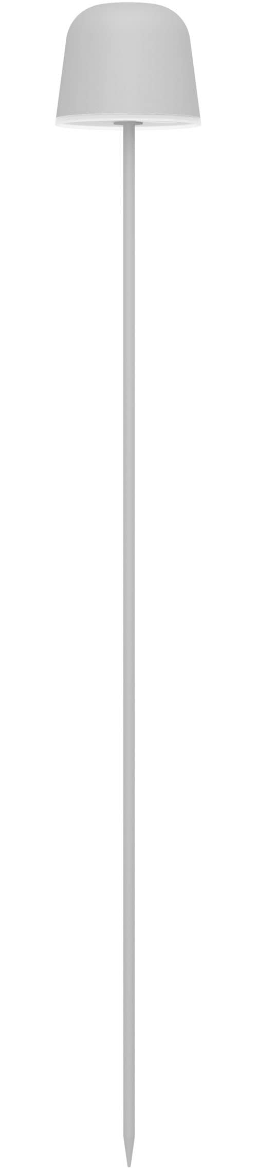 EGLO Tischleuchte »MANNERA-S Tischlampe - Alu, Stahl - LED - 1,8W - IP54« LED-Modul 1 Stk. Neutralweiß | Warmweiß Akku Außentischleuchte, Gartenlampe m. Erdspieß, H20 x Ø7,5 cm