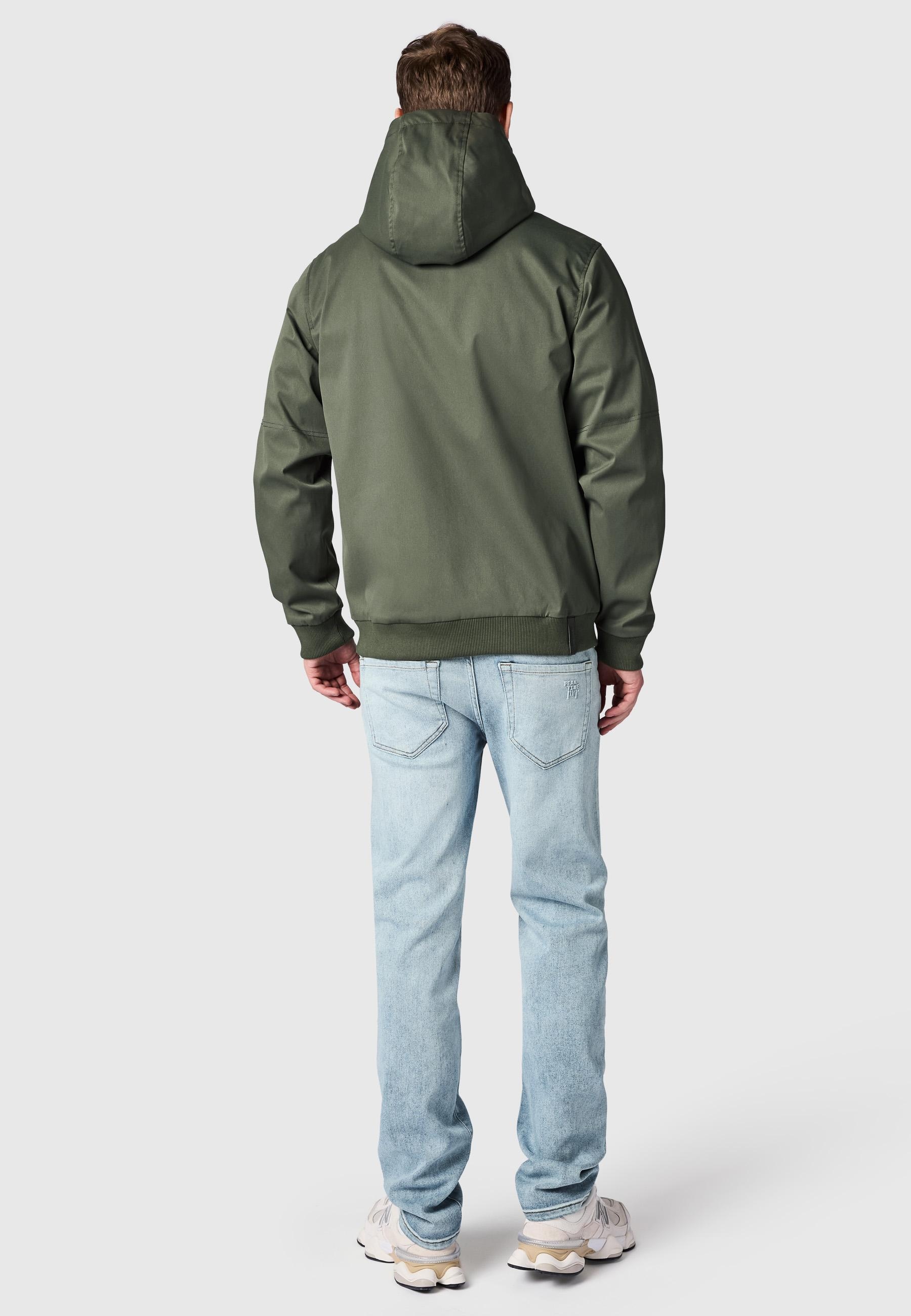 Ragwear Outdoorjacke »Outdoorjacke Stewie Twill YOUMODO« mit Kapuze stylische Herren Übergangsjacke mit großer Kapuze